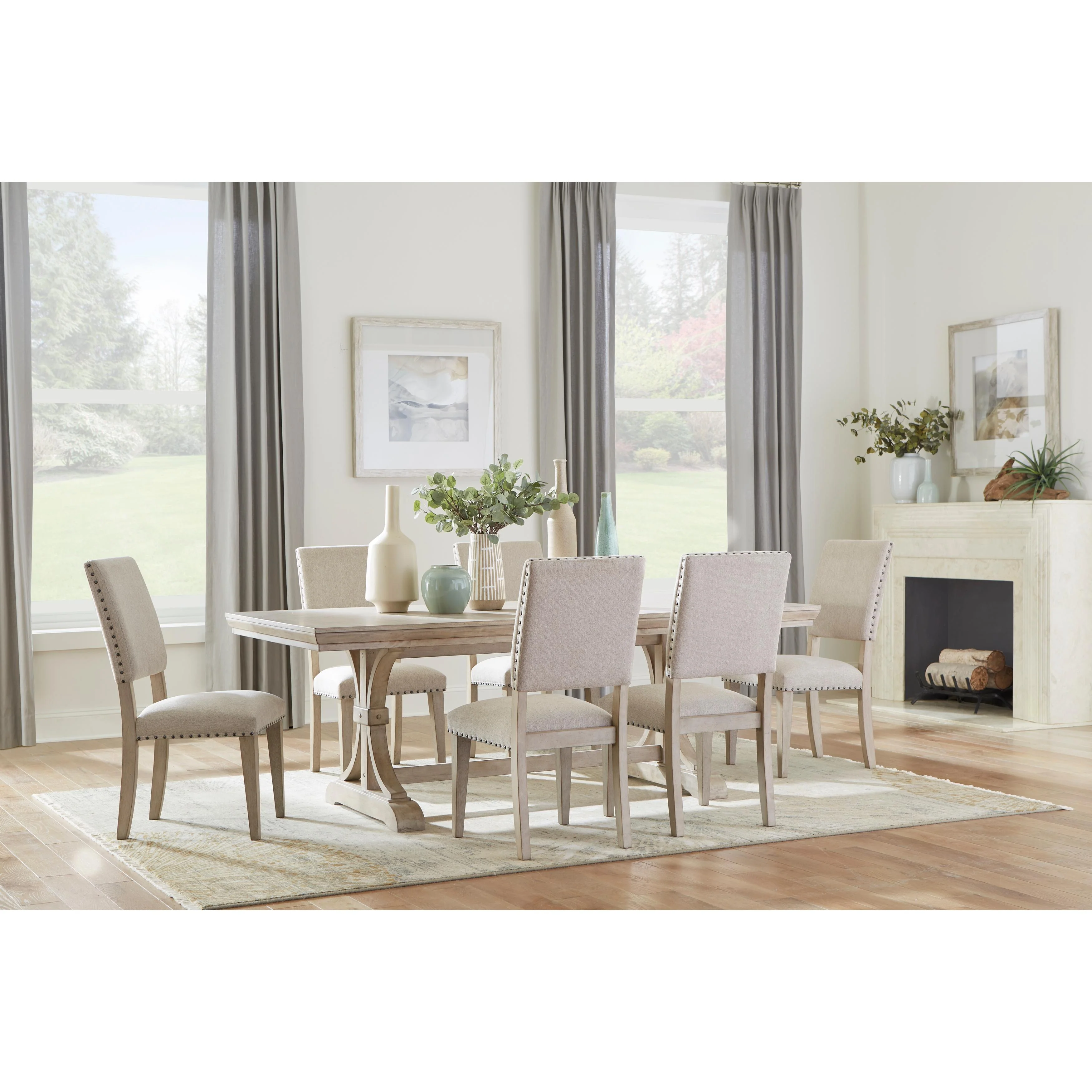 Homelegance Fallon 5814 7 pc Dining Set - Image 1