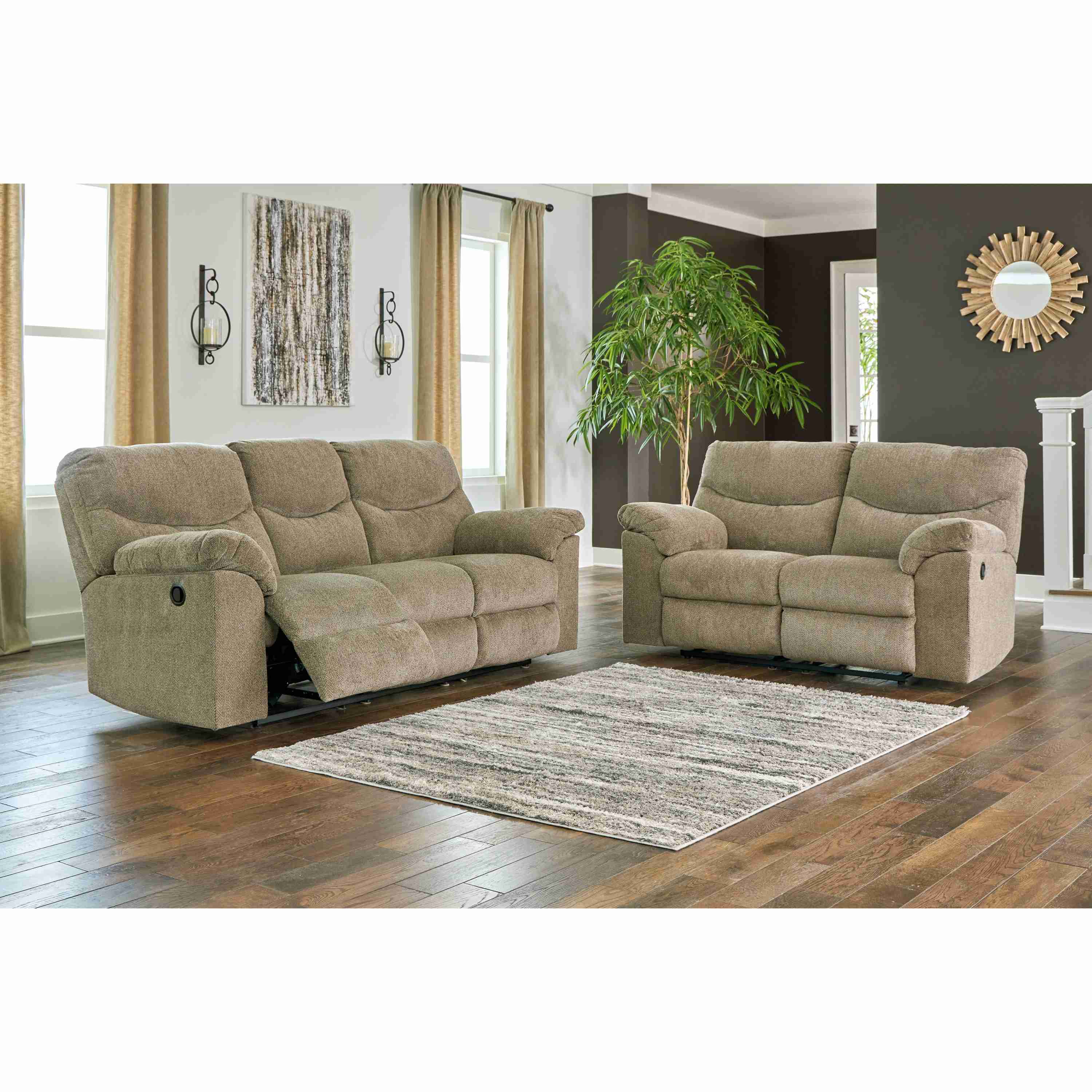 Signature Design by Ashley Alphons 28202U1 2 pc Reclining Living Room Set - Image 2