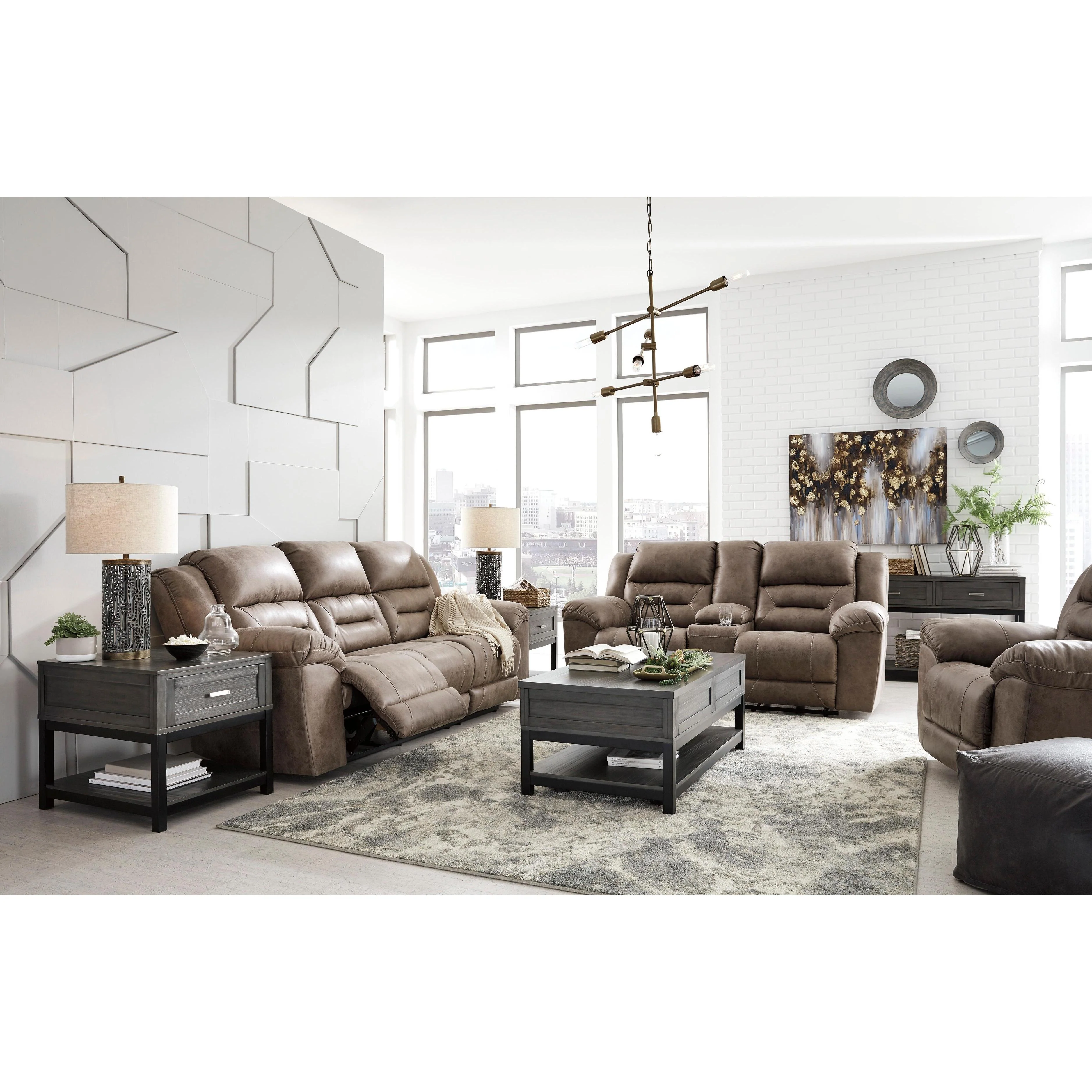 Signature Design by Ashley Stoneland 39905U2 2 pc Reclining Living Room Set - Image 1