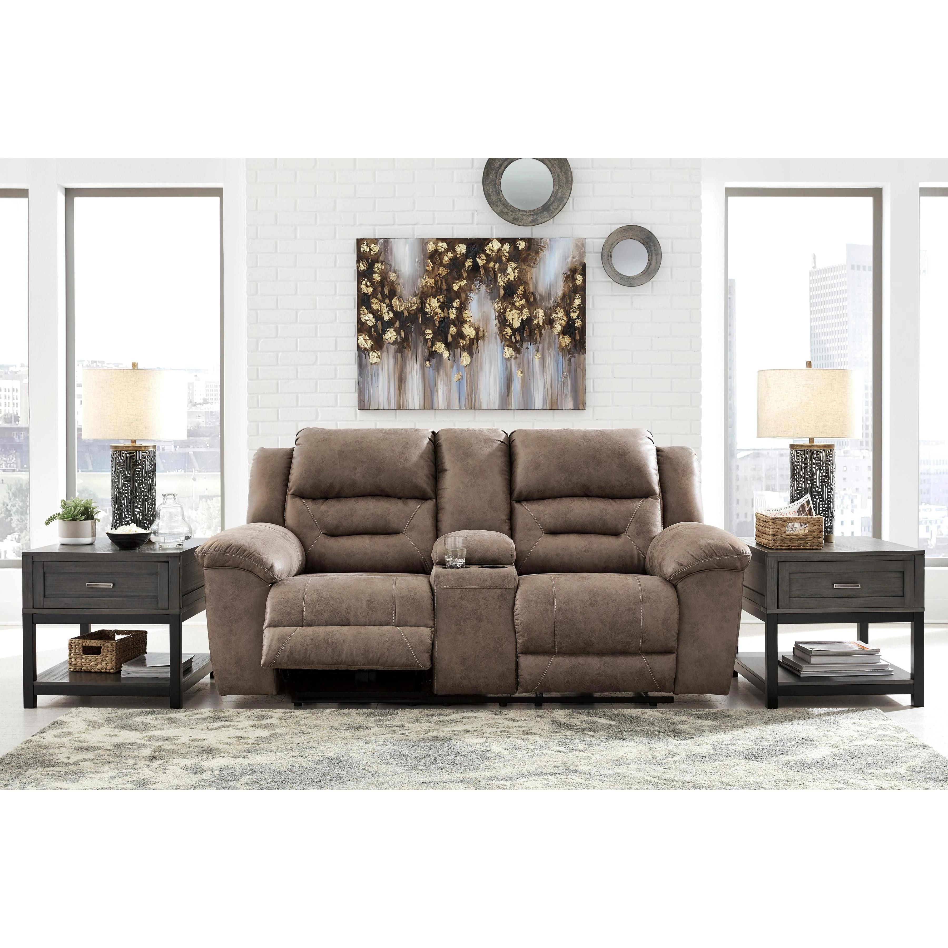 Signature Design by Ashley Stoneland 39905U2 2 pc Reclining Living Room Set - Image 2