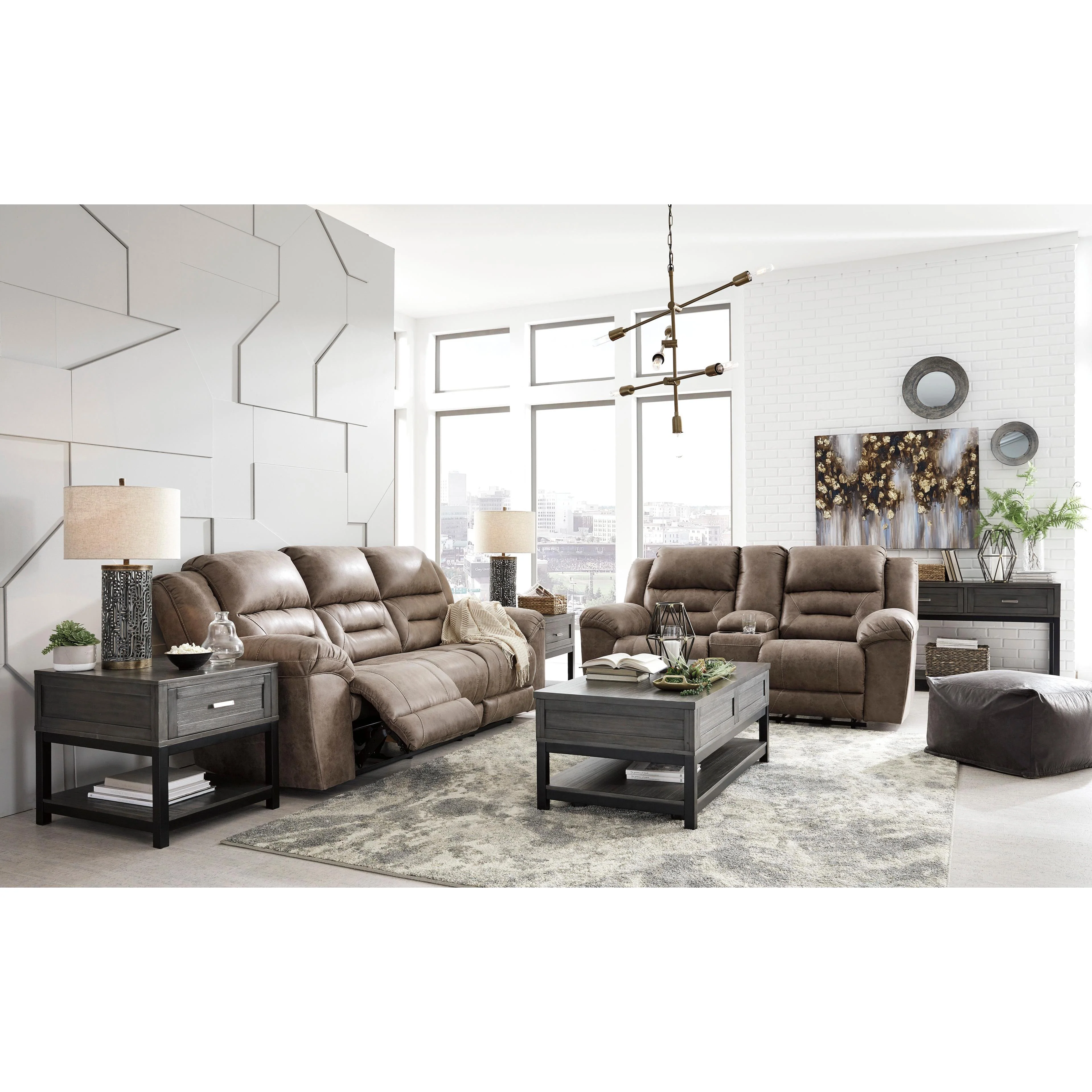Signature Design by Ashley Stoneland 39905U4 2 pc Reclining Living Room Set - Image 1