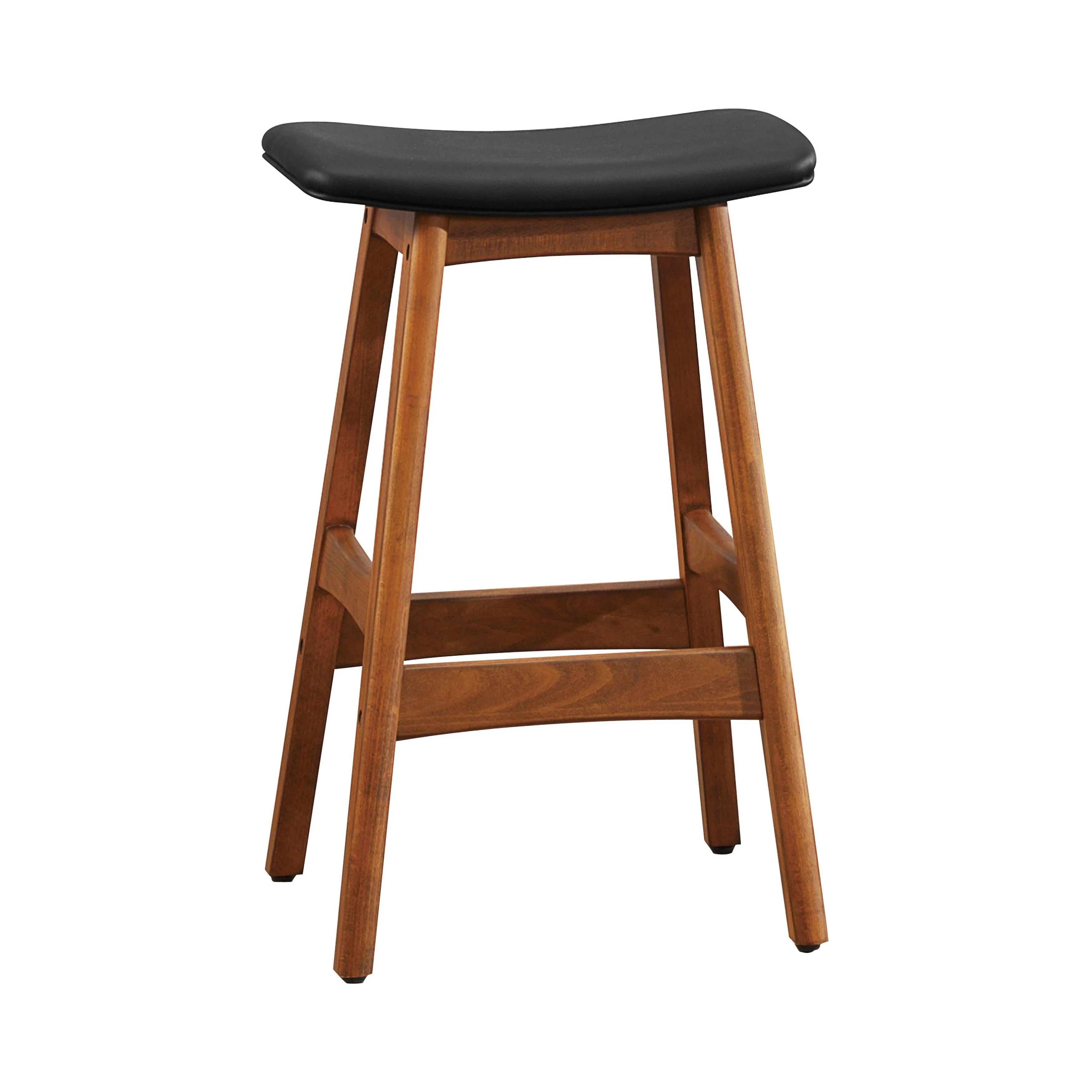 Homelegance Ride 1188BK-24 Counter Height Stool, Matt Black - Image 1