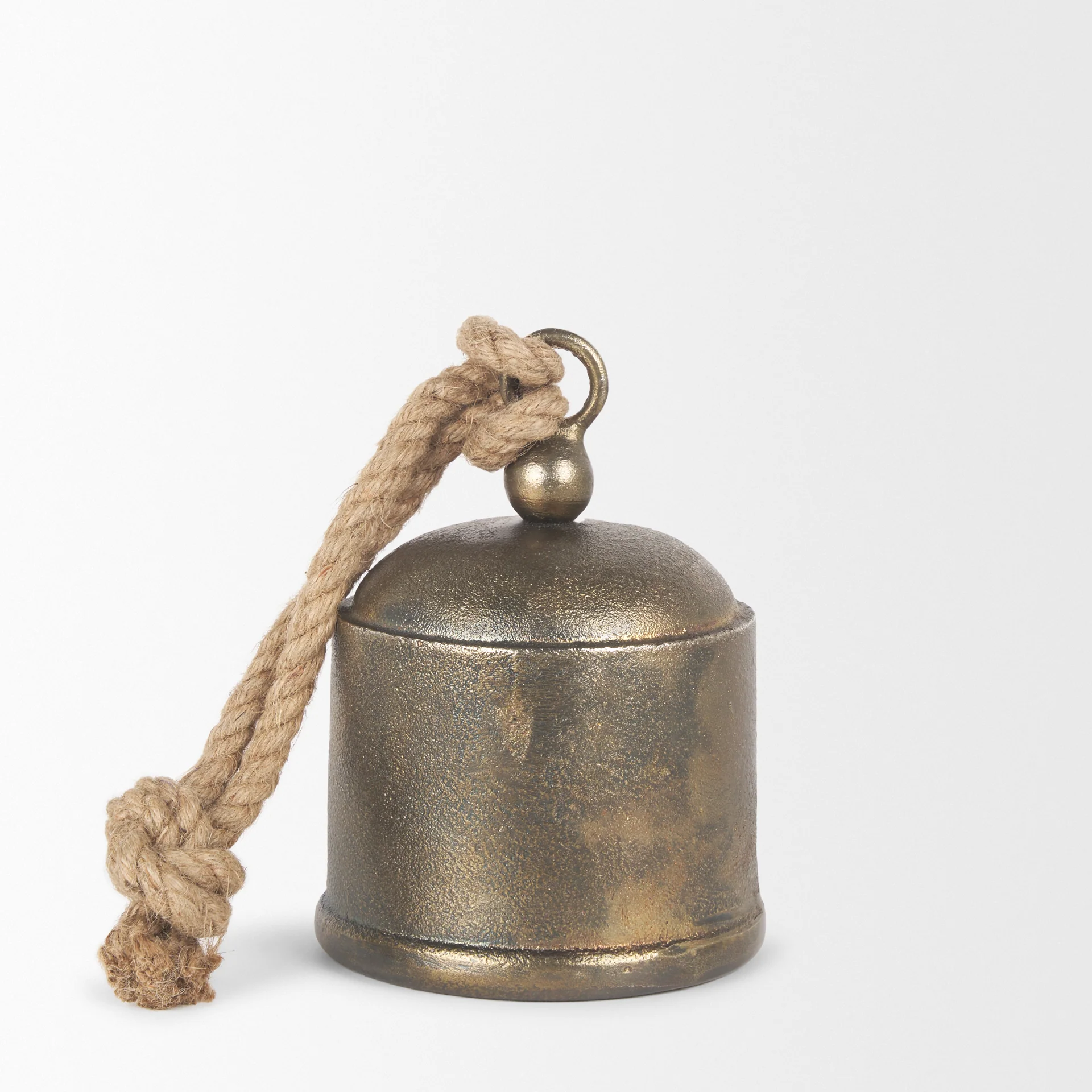 Quincy Gold Metal Decorative Bell | Medium | Overstock - Image 2