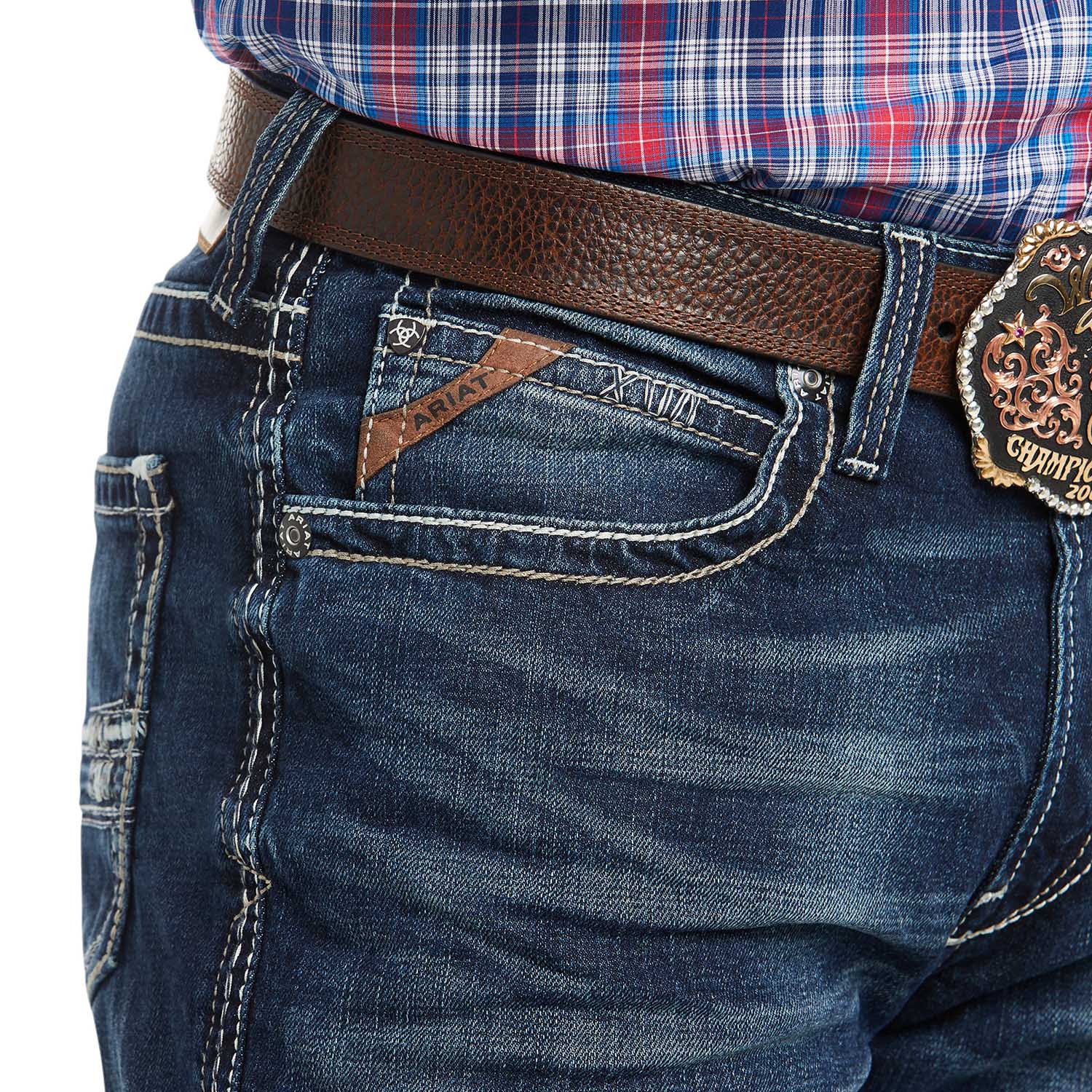 Ariat Men's M4 Low Rise Stretch Adkins Boot Cut Jean - Image 2