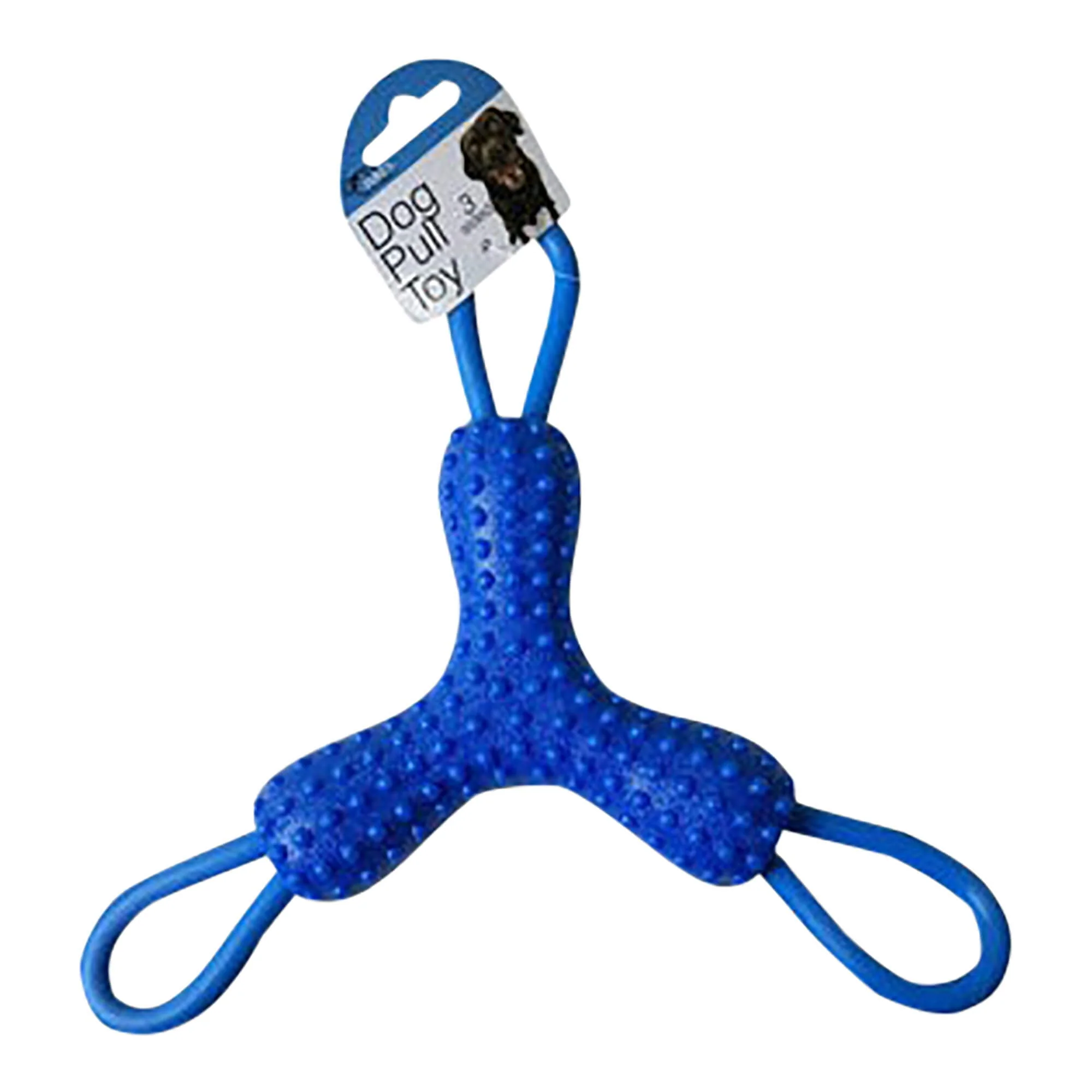 3-Sided Dog Pull Toy Assorted, 10″