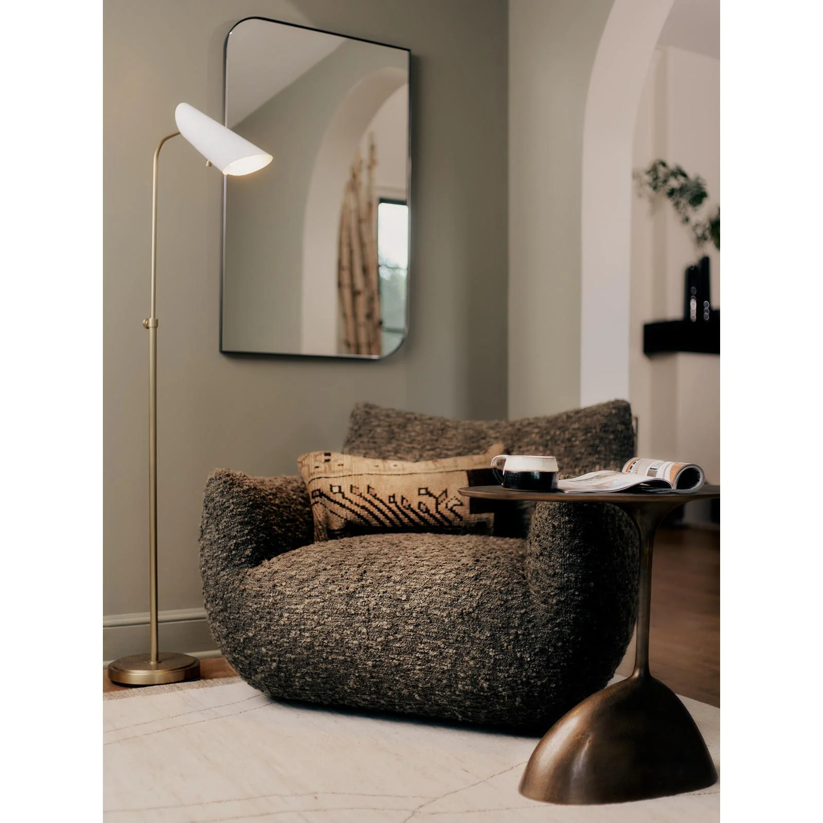 Rizzo Accent Table | Brass - Image 2