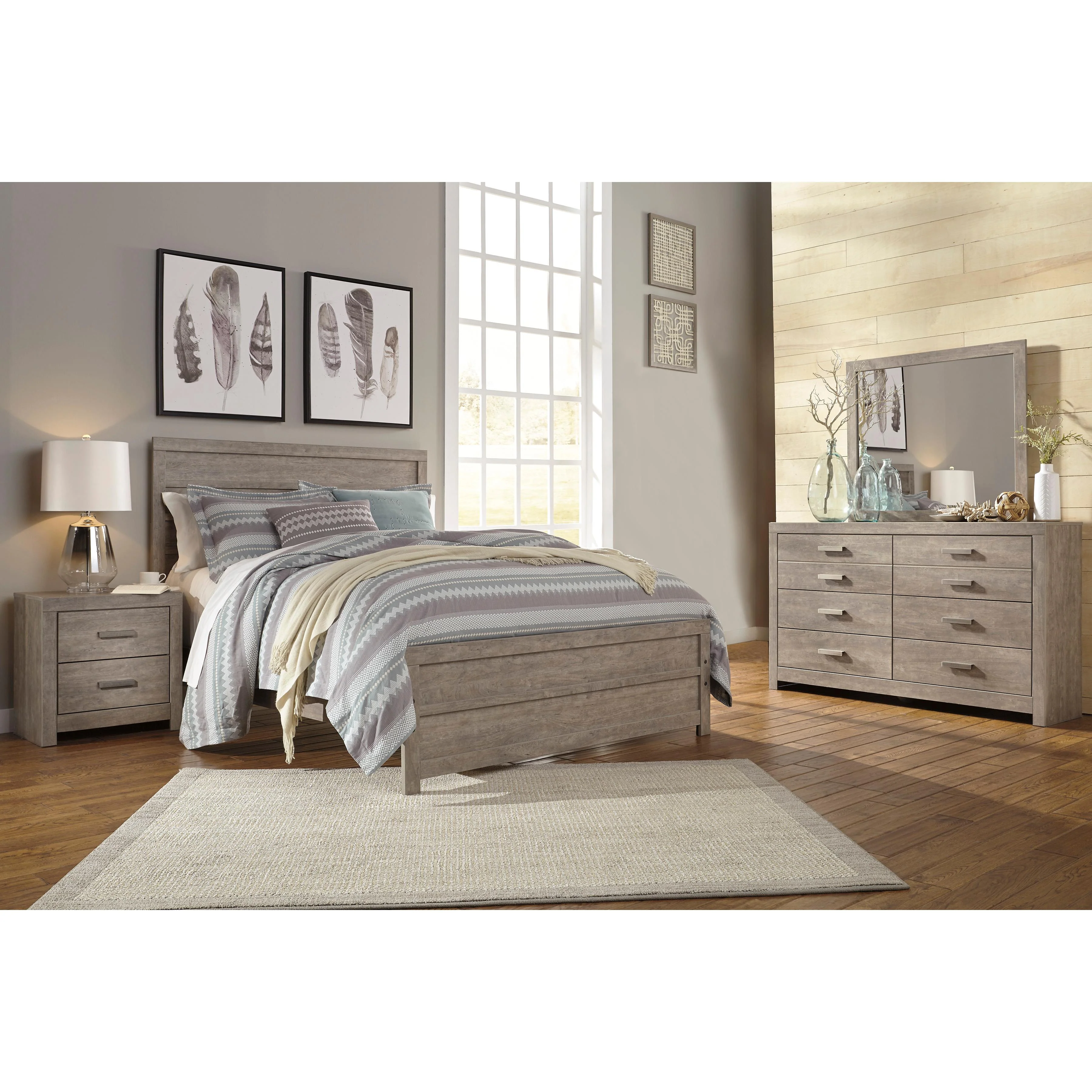 Signature Design by Ashley Culverbach B070B14 6 pc Queen Panel Bedroom Set - Image 1