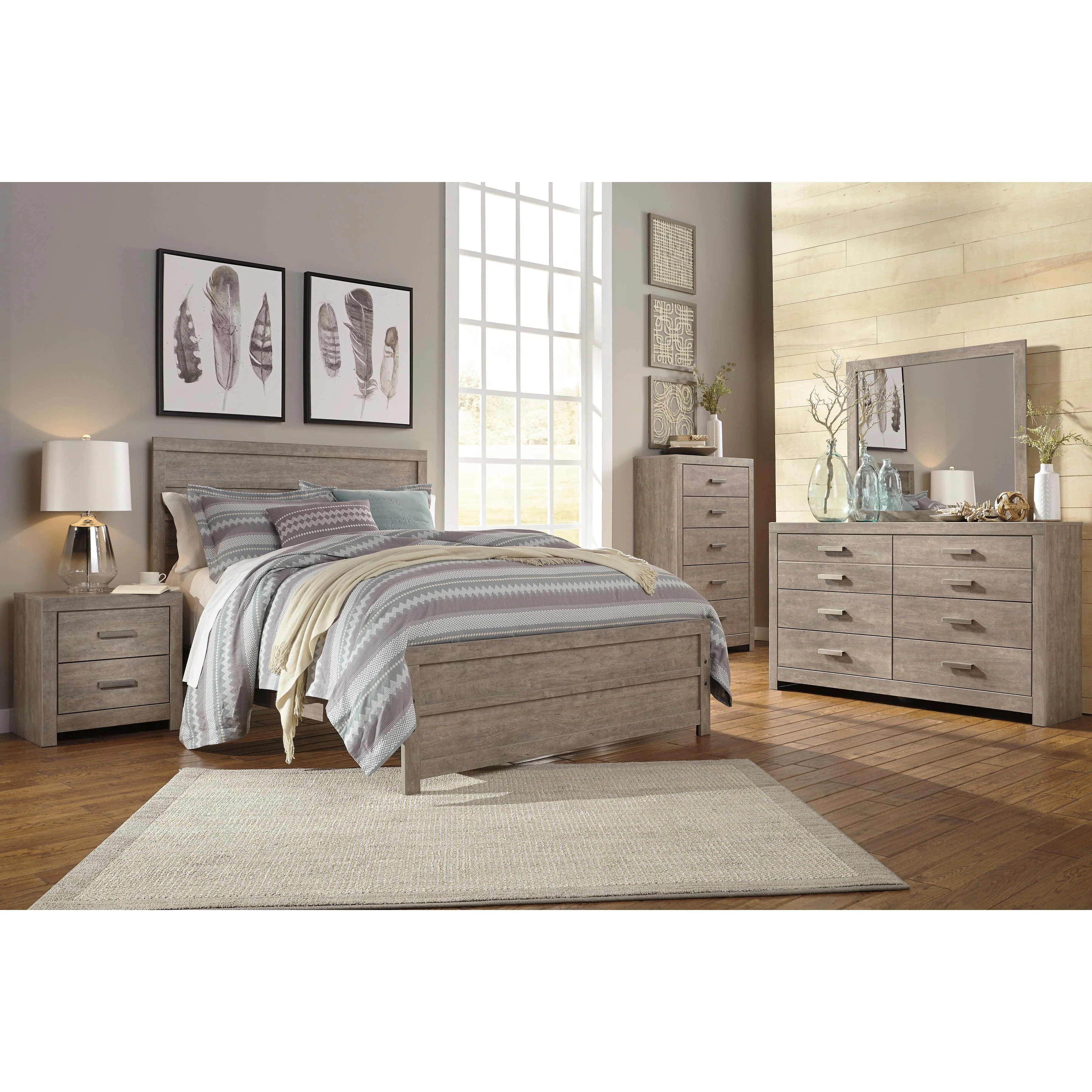 Signature Design by Ashley Culverbach B070B13 8 pc Queen Panel Bedroom Set - Image 1