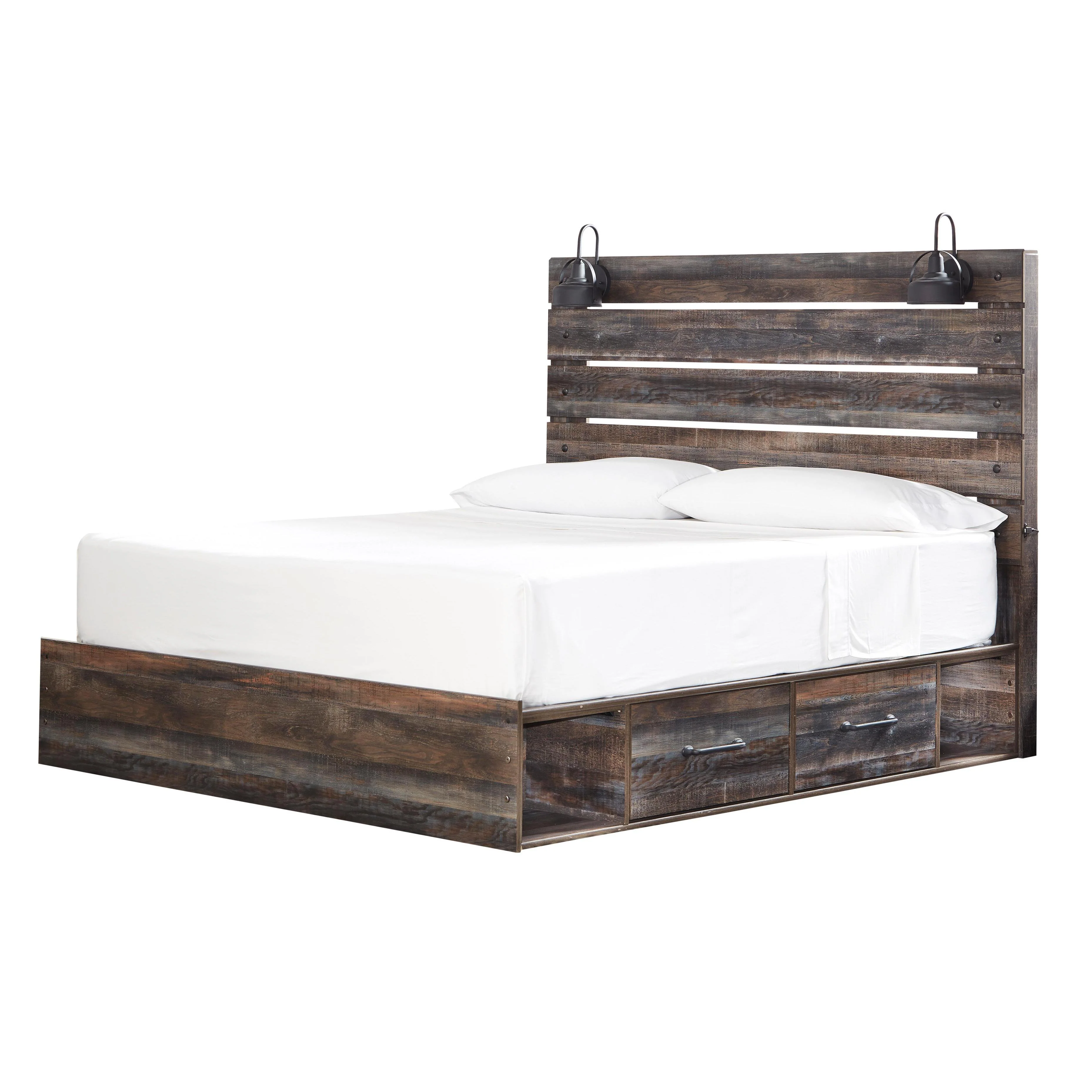 Signature Design by Ashley Drystan B211B48 6 pc King Panel Storage Bedroom Set - Image 2