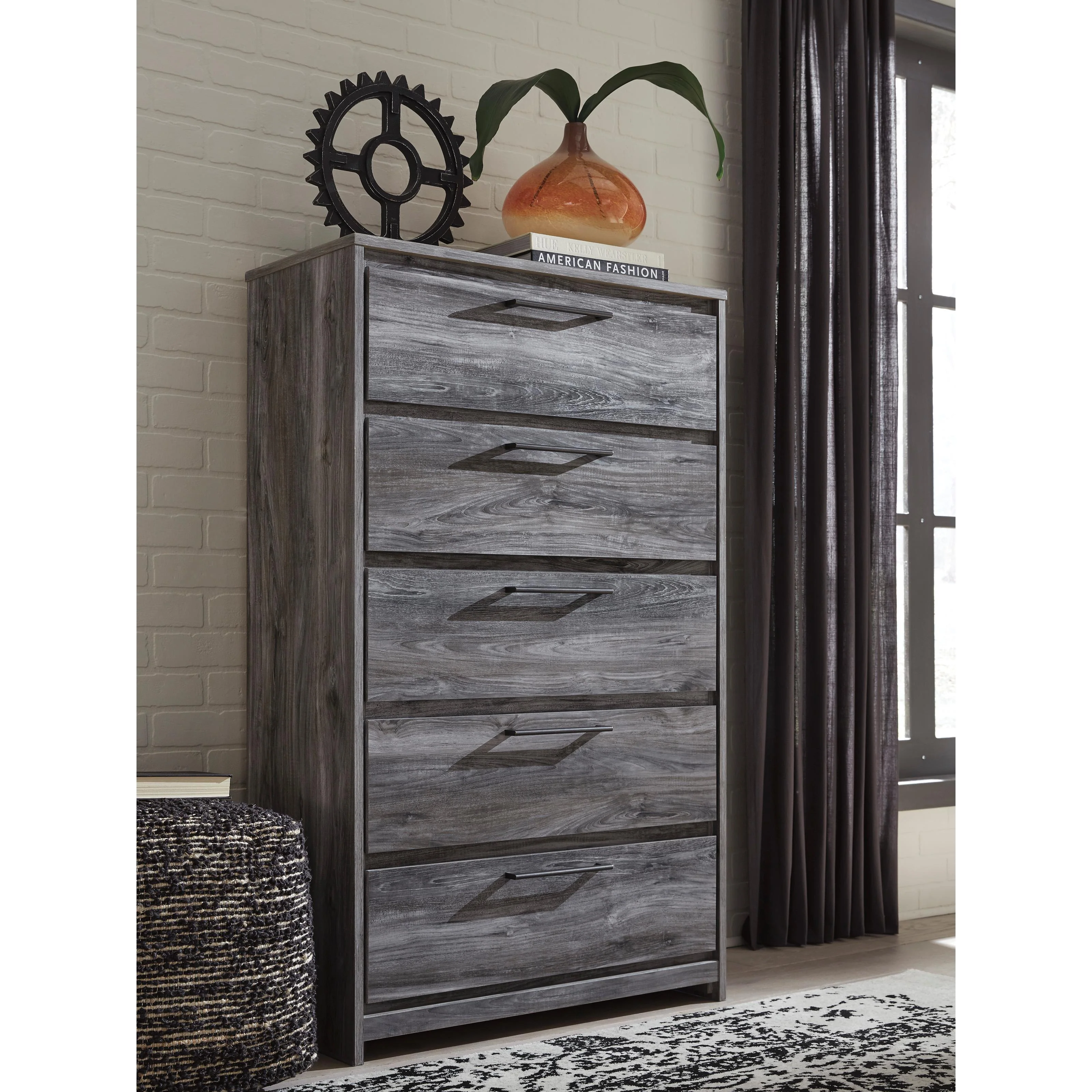 Signature Design by Ashley Baystorm B221B37 4 pc King Panel Storage Bedroom Set - Image 3