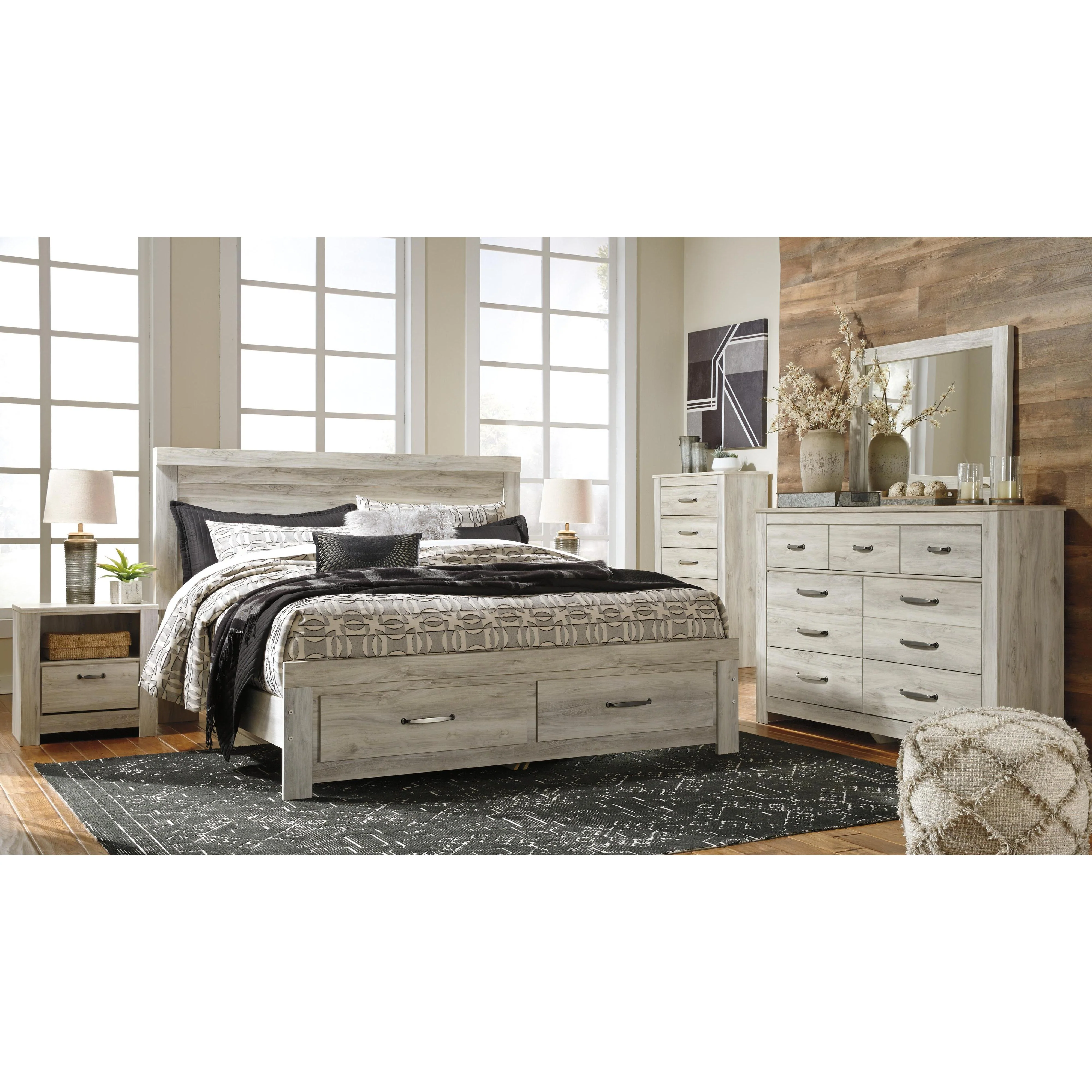 Signature Design by Ashley Bellaby B331B12 6 pc King Platform Storage Bedroom Set - Image 1