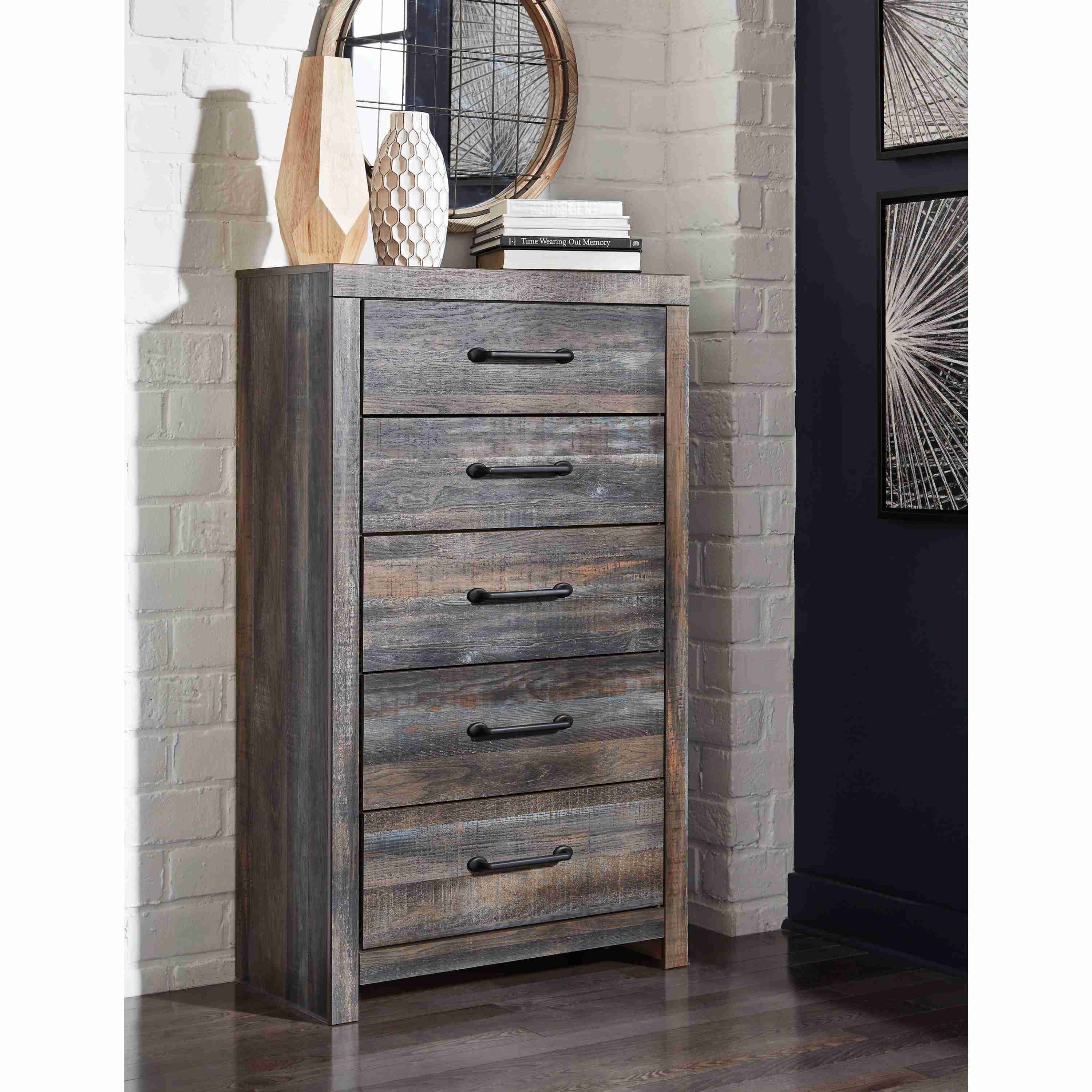 Signature Design by Ashley Drystan B211 6 pc Queen Panel Bedroom Set - Image 3