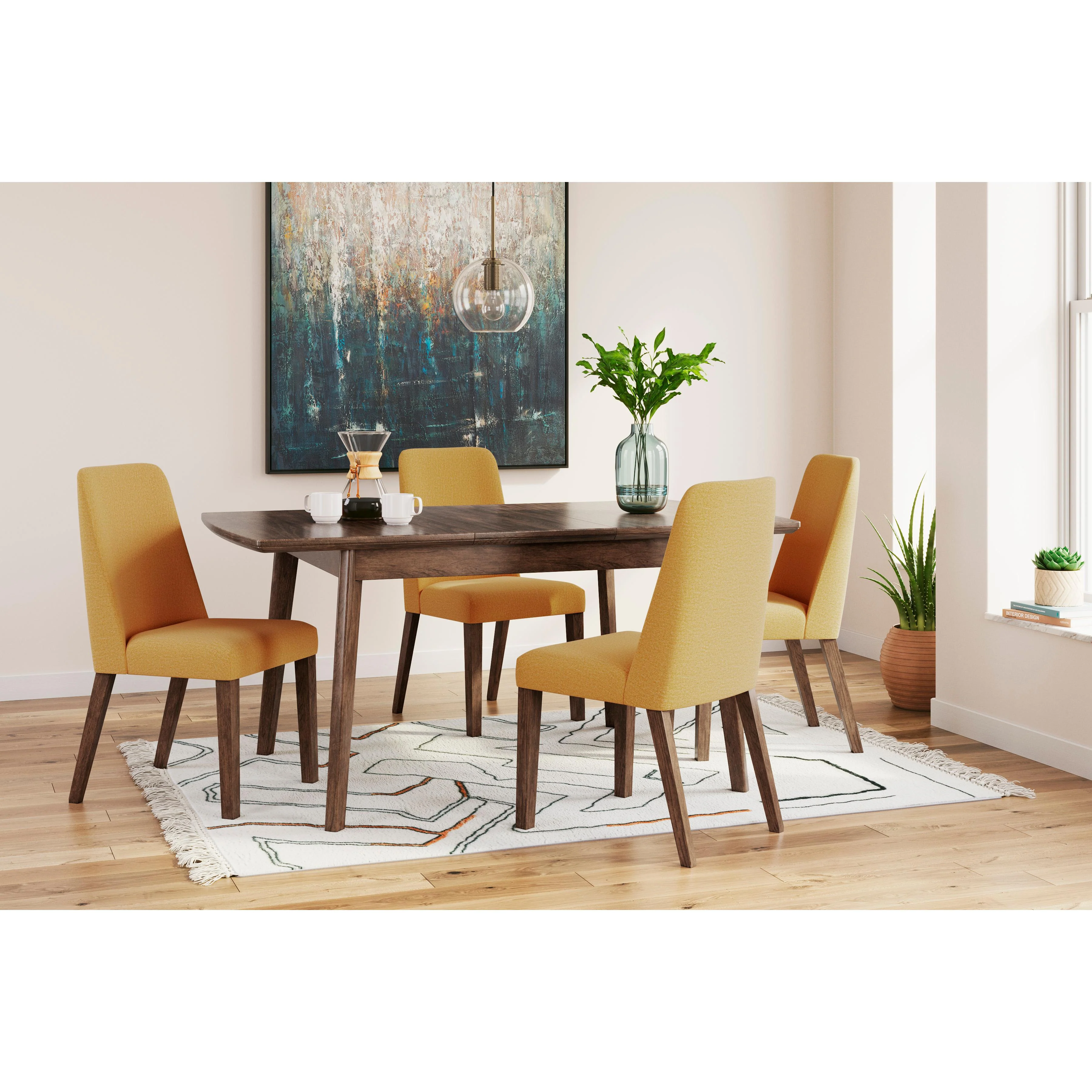Signature Design by Ashley Lyncott D615D3 5 pc Dining Set - Image 1