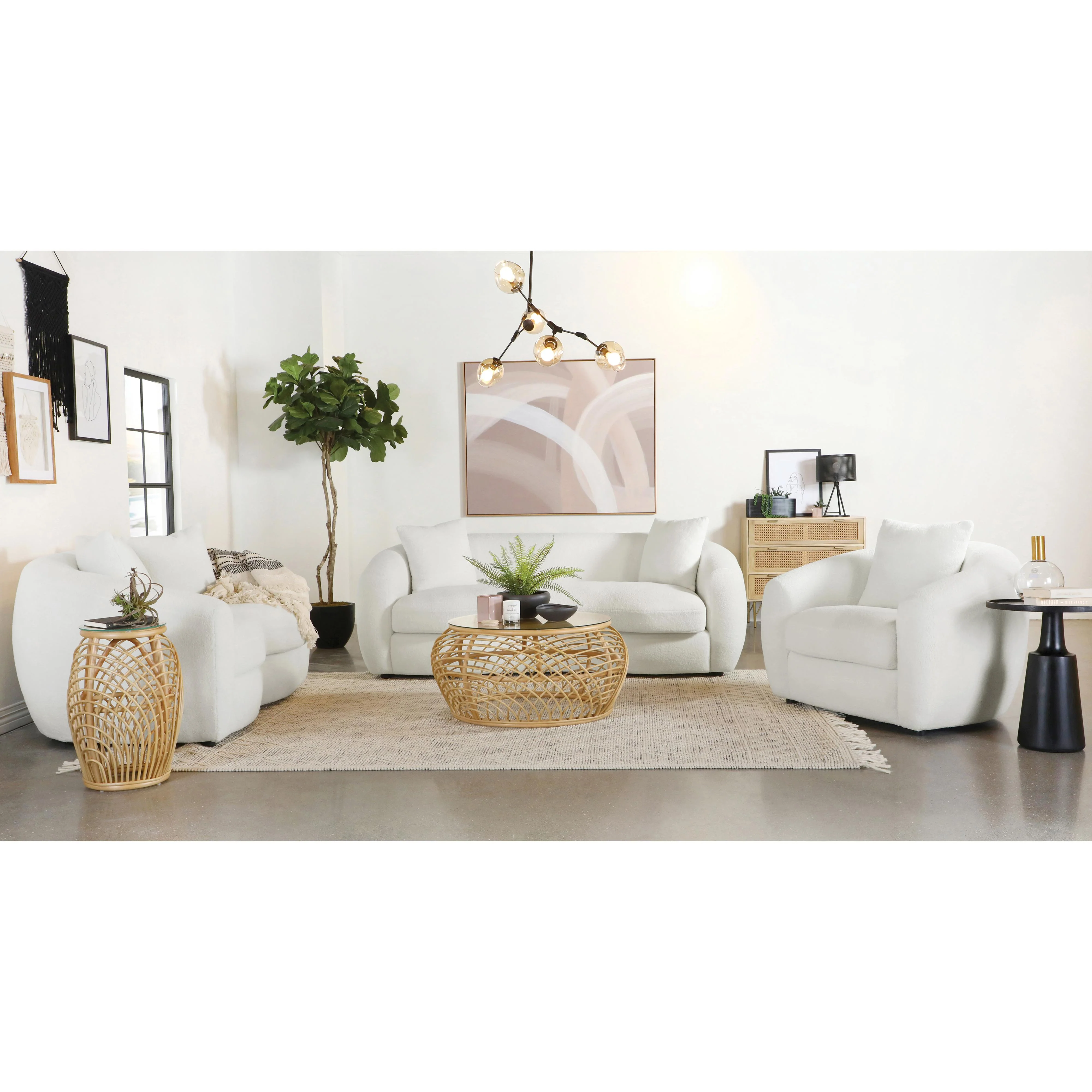 Coaster Furniture Isabella 509871-S3 3 pc Living Room Set - Image 1
