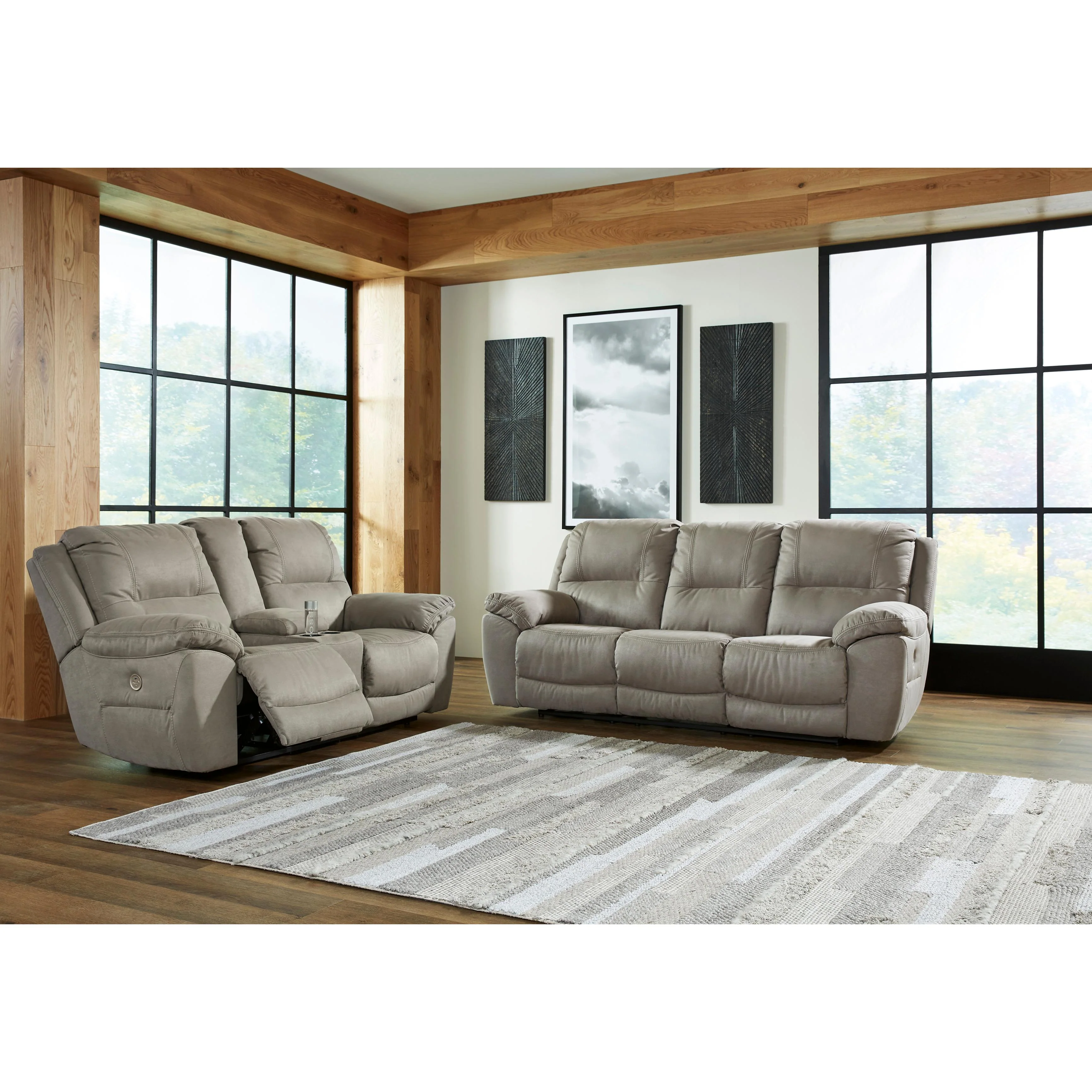 Signature Design by Ashley Next-Gen Gaucho 54203U2 2 pc Power Reclining Living Room Set - Image 2