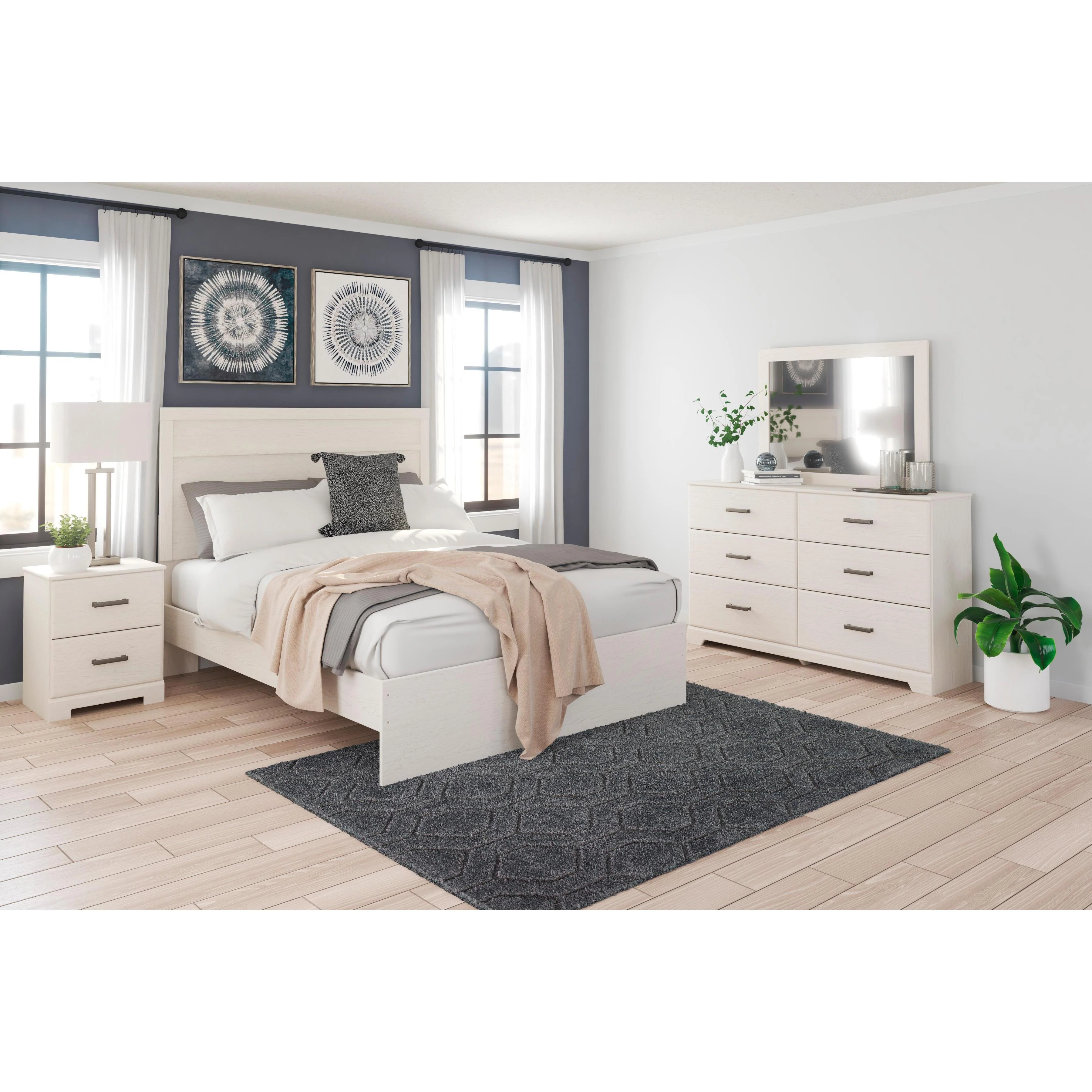 Signature Design by Ashley Stelsie B2588B6 5 pc Queen Panel Bedroom Set - Image 1
