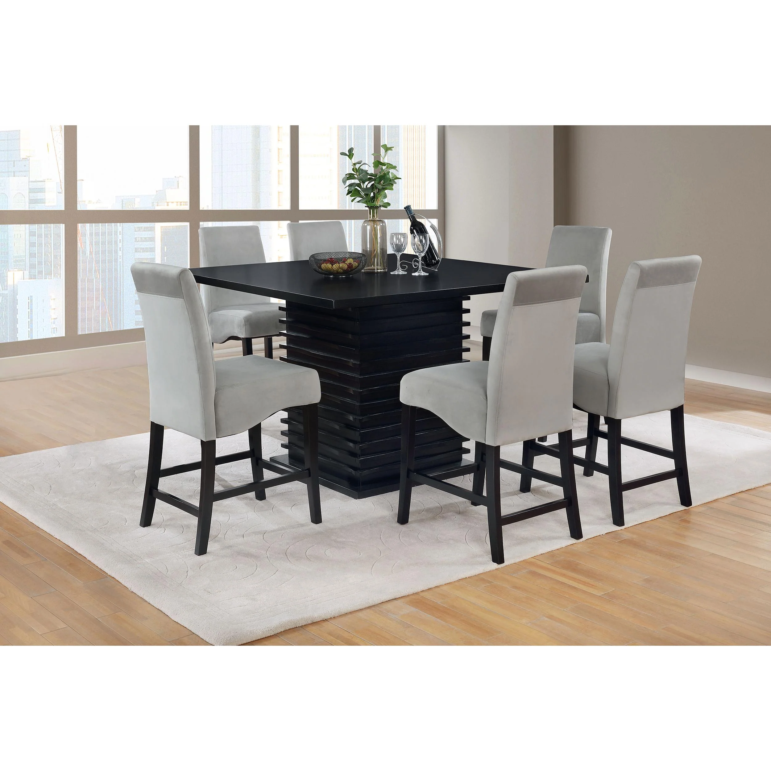 Coaster Furniture Stanton 102068-S7 7 pc Counter Height Dining Set - Image 1