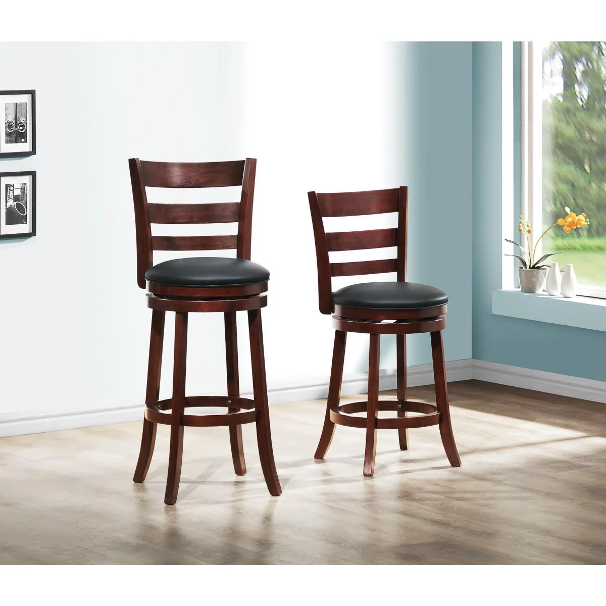 Homelegance Edmond 1144E-29S Swivel Pub Height Chair - Image 2