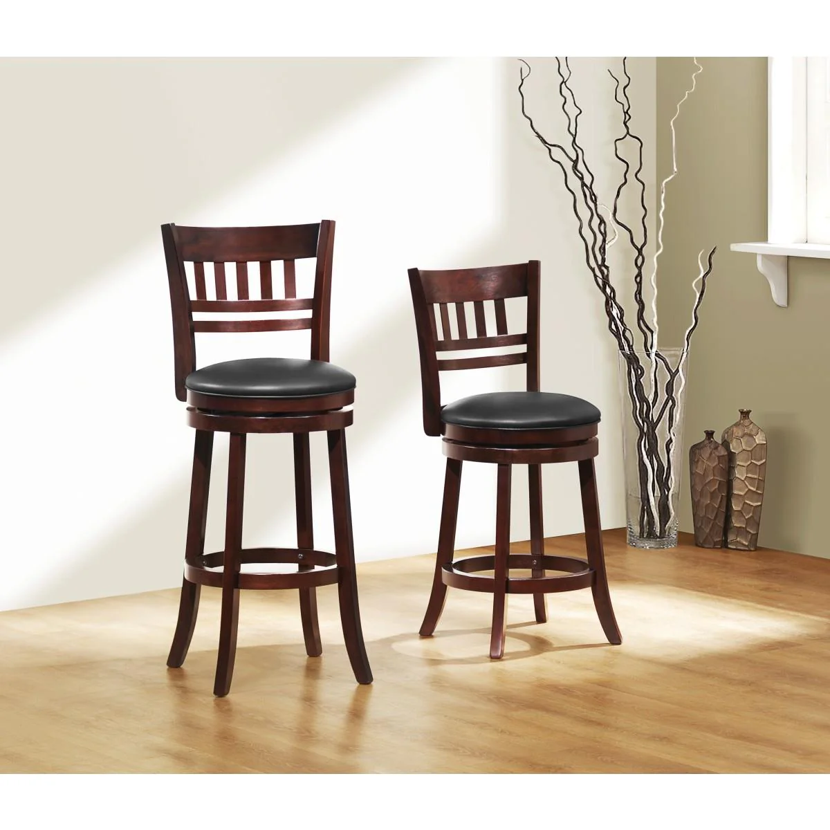 Homelegance Edmond 1140E-29S Swivel Pub Height Chair - Image 2