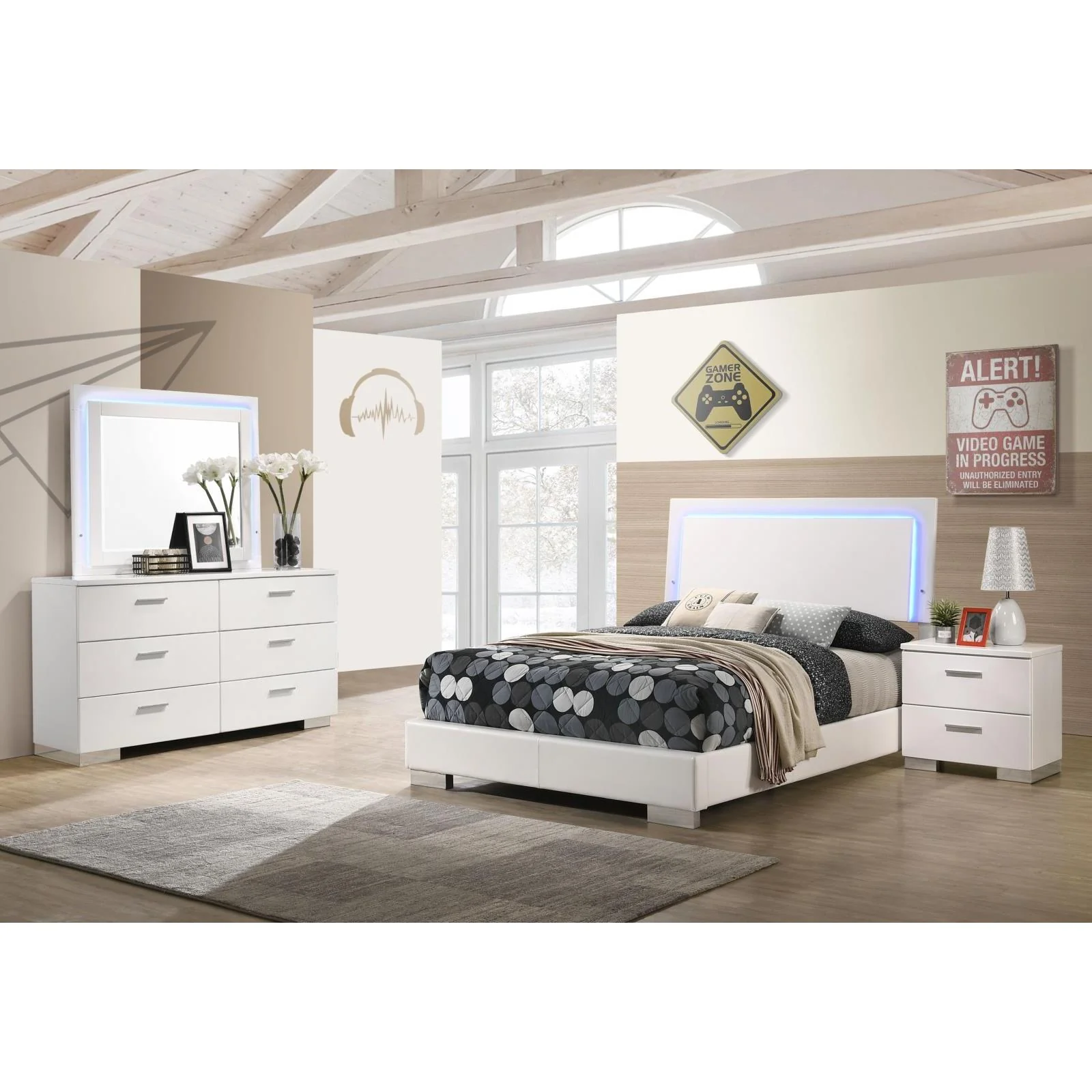 Coaster Furniture Felicity 203500F-S5L 7 pc Full Bedroom Set - Image 1