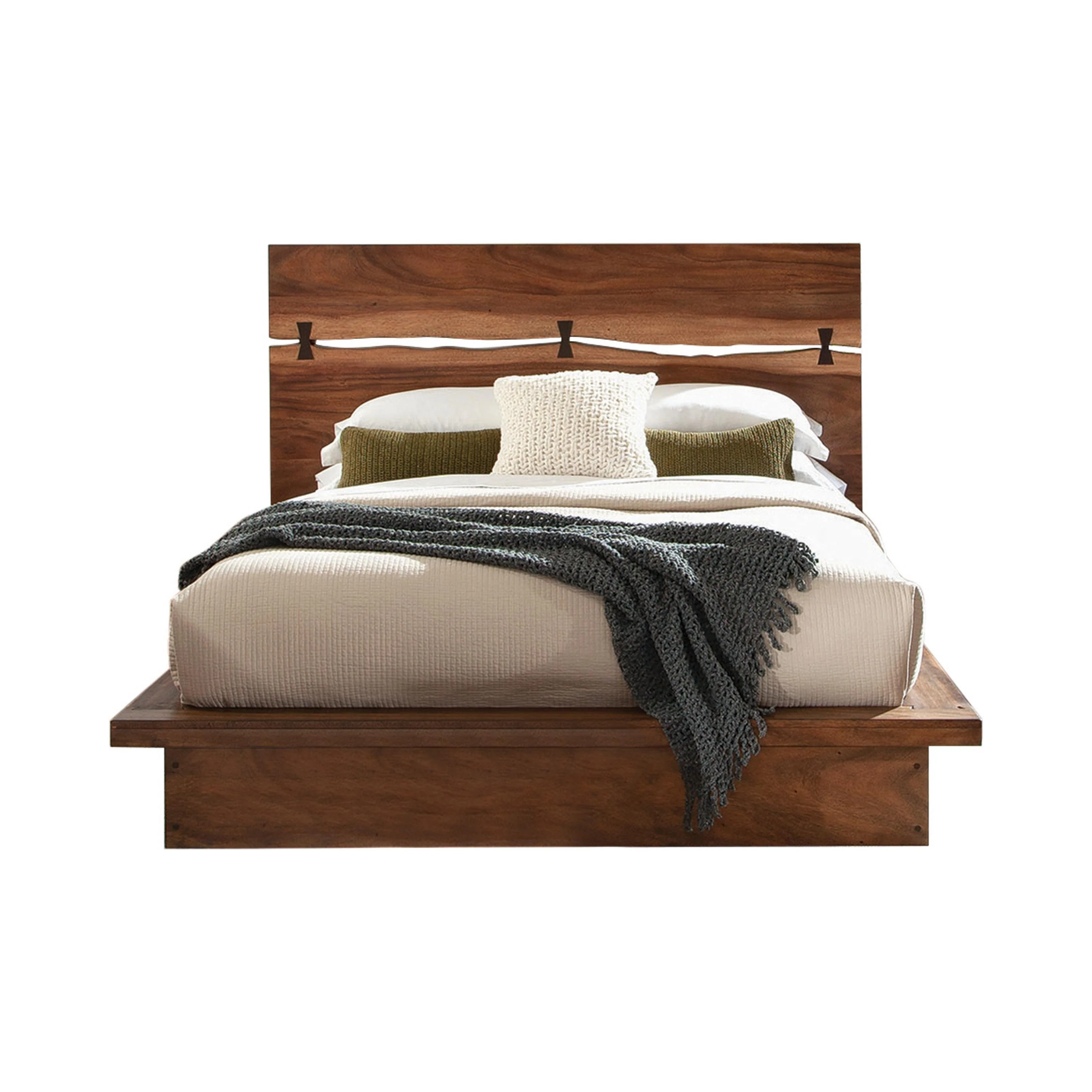 Coaster Furniture Winslow 223250KW-S5 7 pc California King Platform Bedroom Set - Image 2