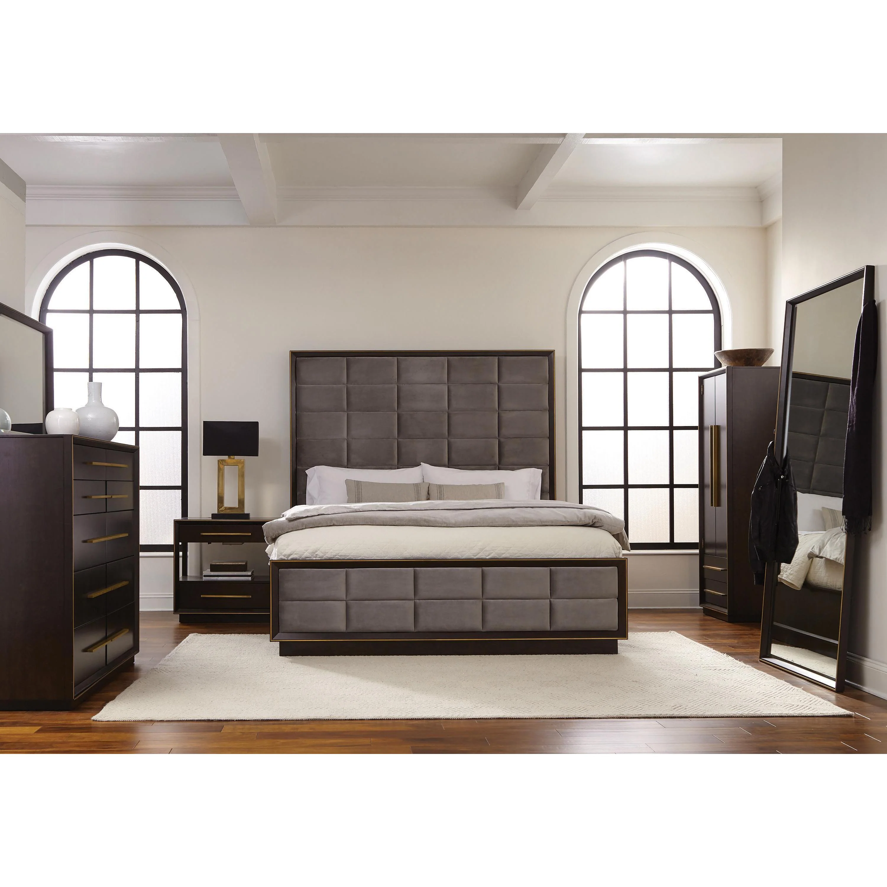 Coaster Furniture Durango 223261KE-S5 7 pc King Panel Bedroom Set - Image 1