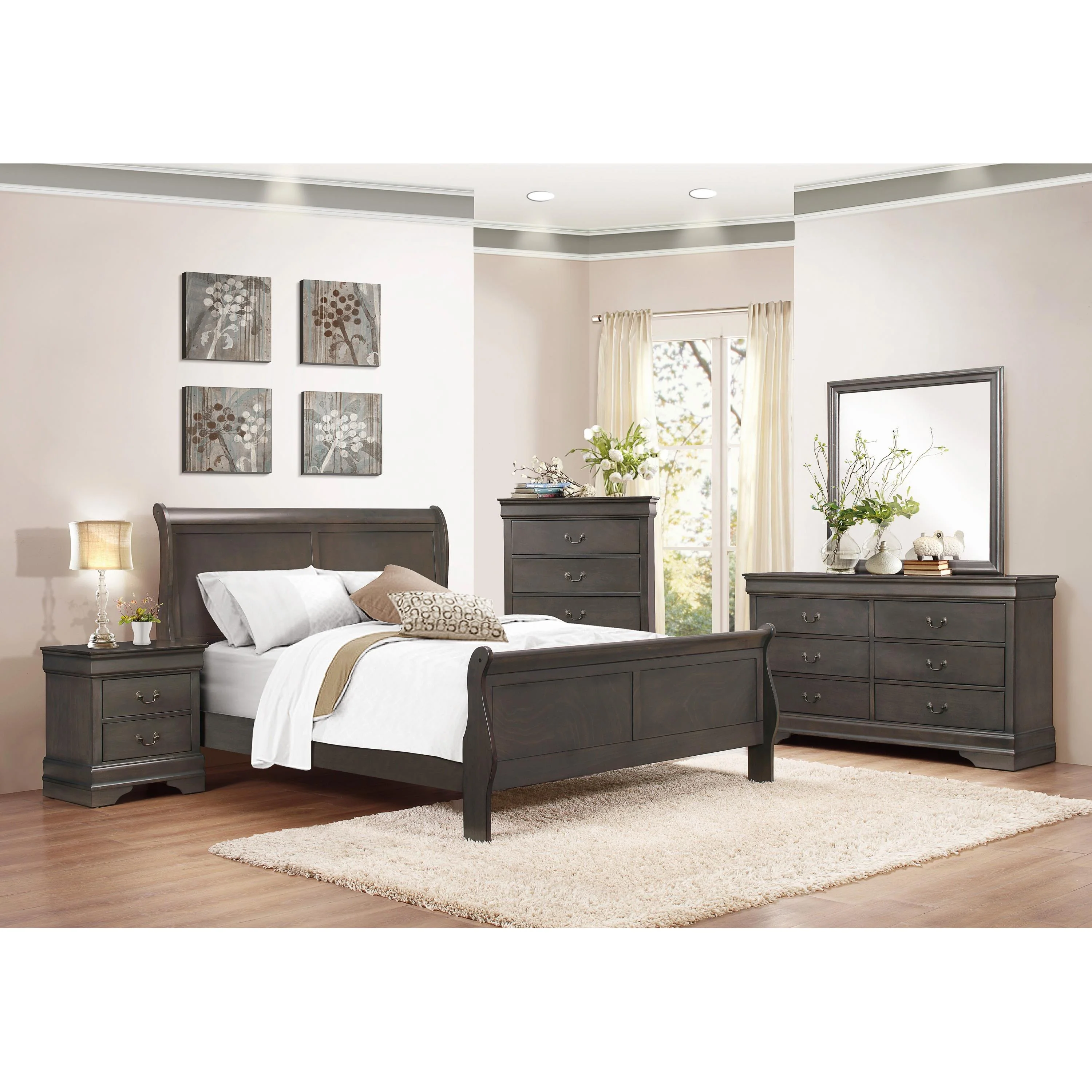 Homelegance Mayville 2147KSG-1EK* Eastern King Bed - Image 3