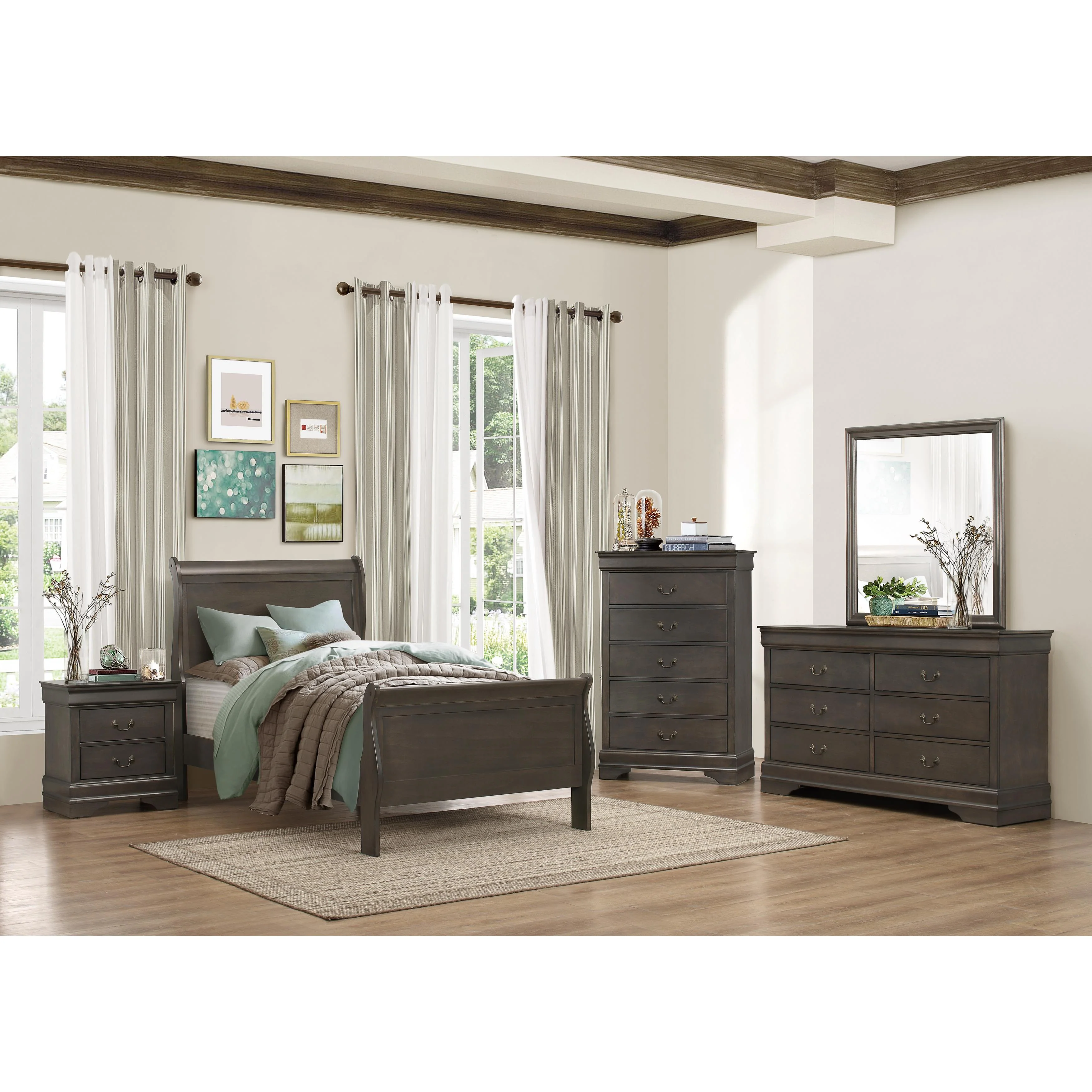 Homelegance Mayville 2147TSG-1* Twin Bed - Image 3