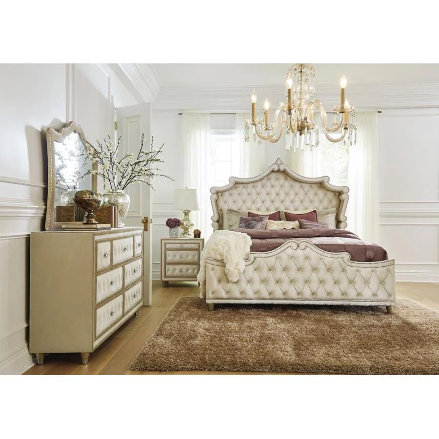 Coaster Furniture Antonella 223521Q-S4 6 pc Queen Panel Bedroom Set - Image 1