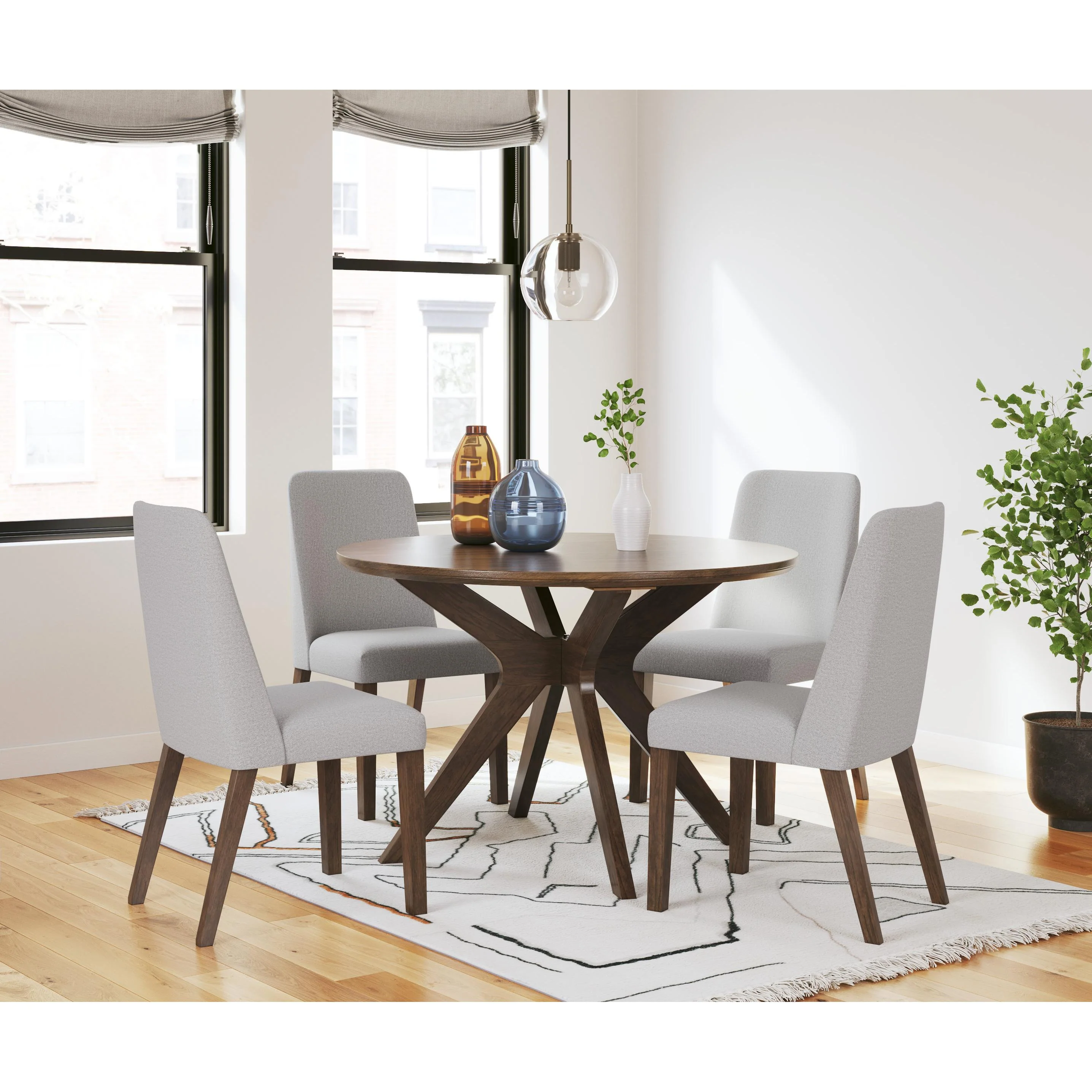 Signature Design by Ashley Lyncott D615D1 5 pc Dining Set - Image 1