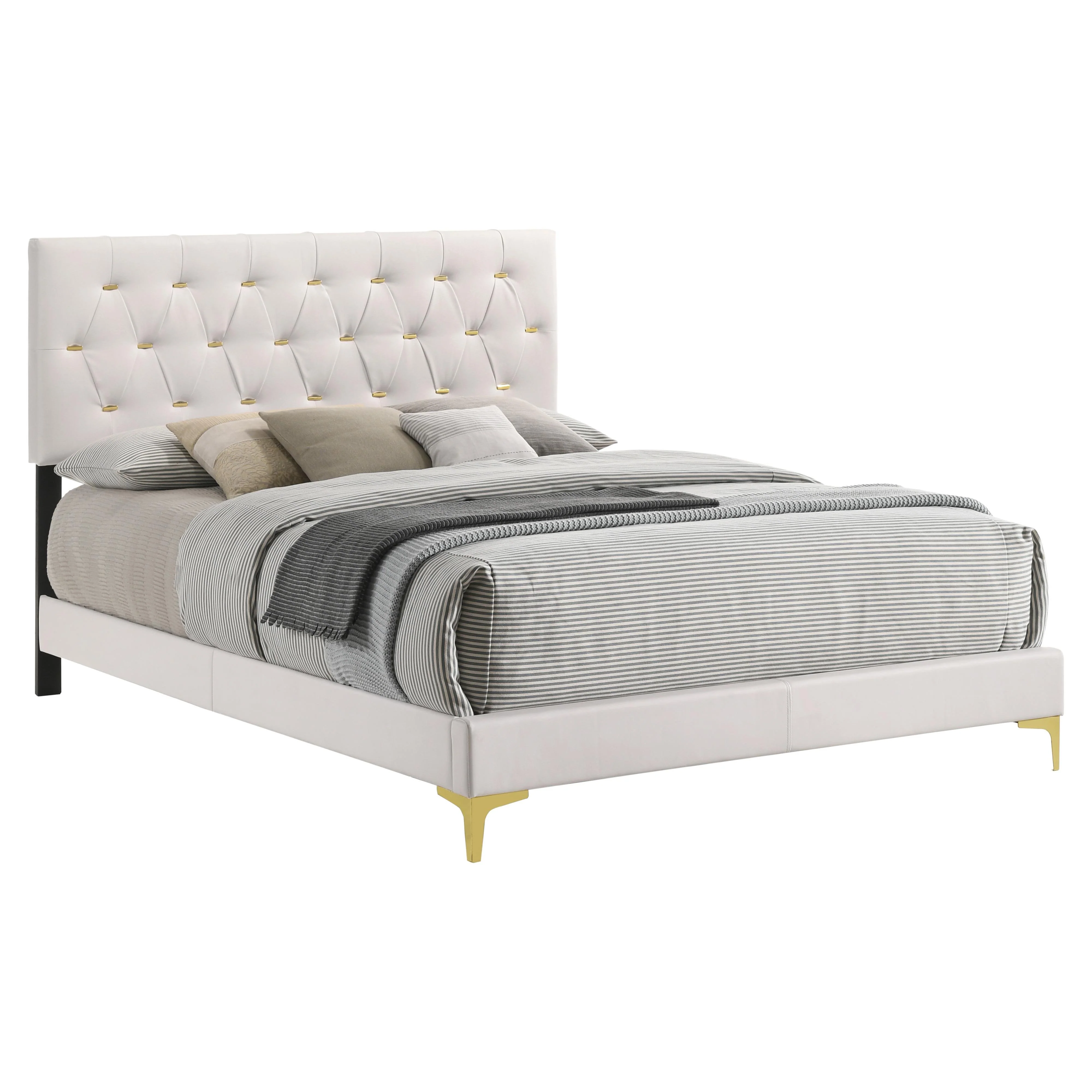 Coaster Furniture Kendall 224401Q-S4 6 pc Queen Upholstered Bedroom Set - Image 2