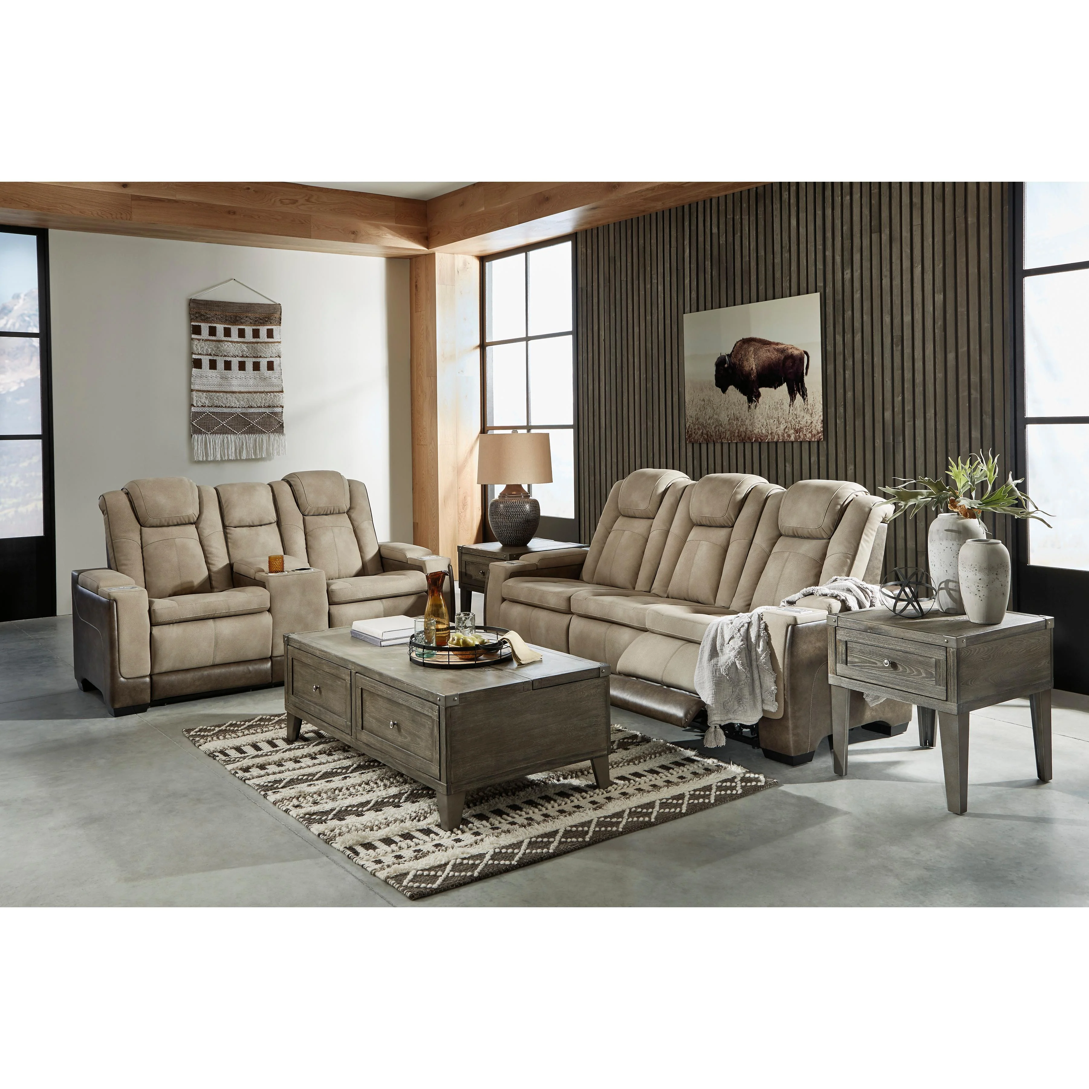 Signature Design by Ashley Next-Gen Durapella 22003U1 2 pc Power Reclining Living Room Set - Image 1