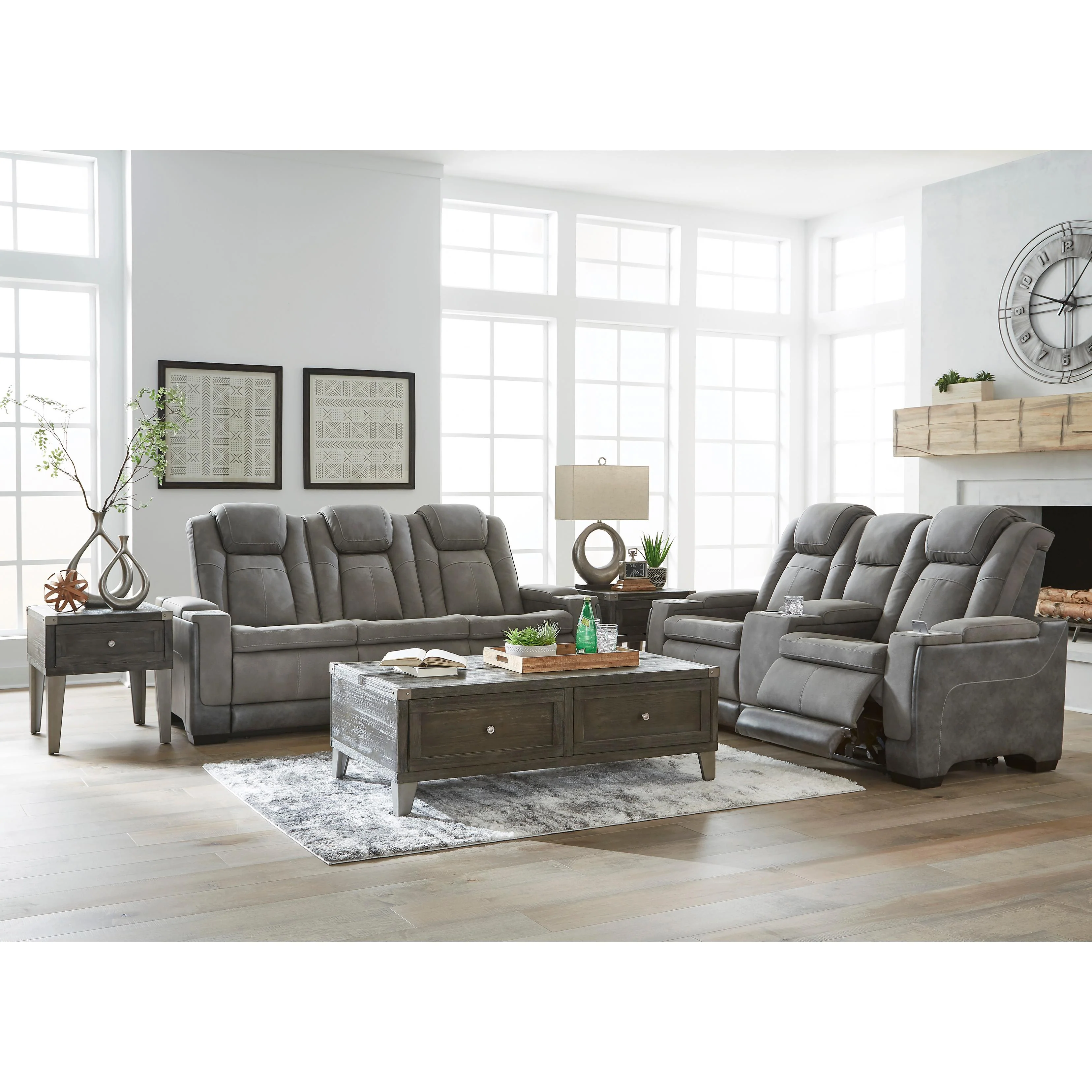 Signature Design by Ashley Next-Gen Durapella 22004S1 2 pc Power Reclining Living Room Set - Image 1