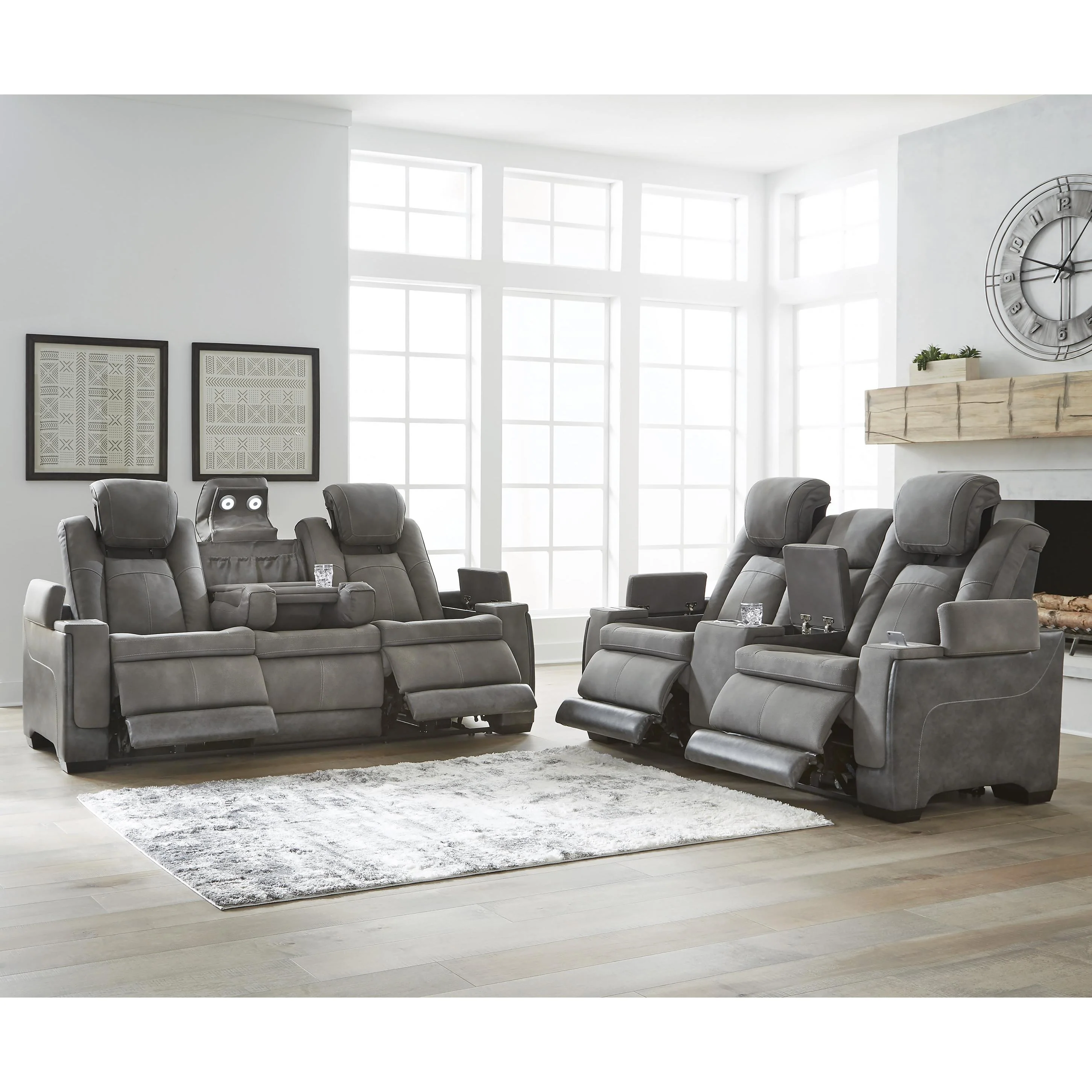Signature Design by Ashley Next-Gen Durapella 22004S1 2 pc Power Reclining Living Room Set - Image 2