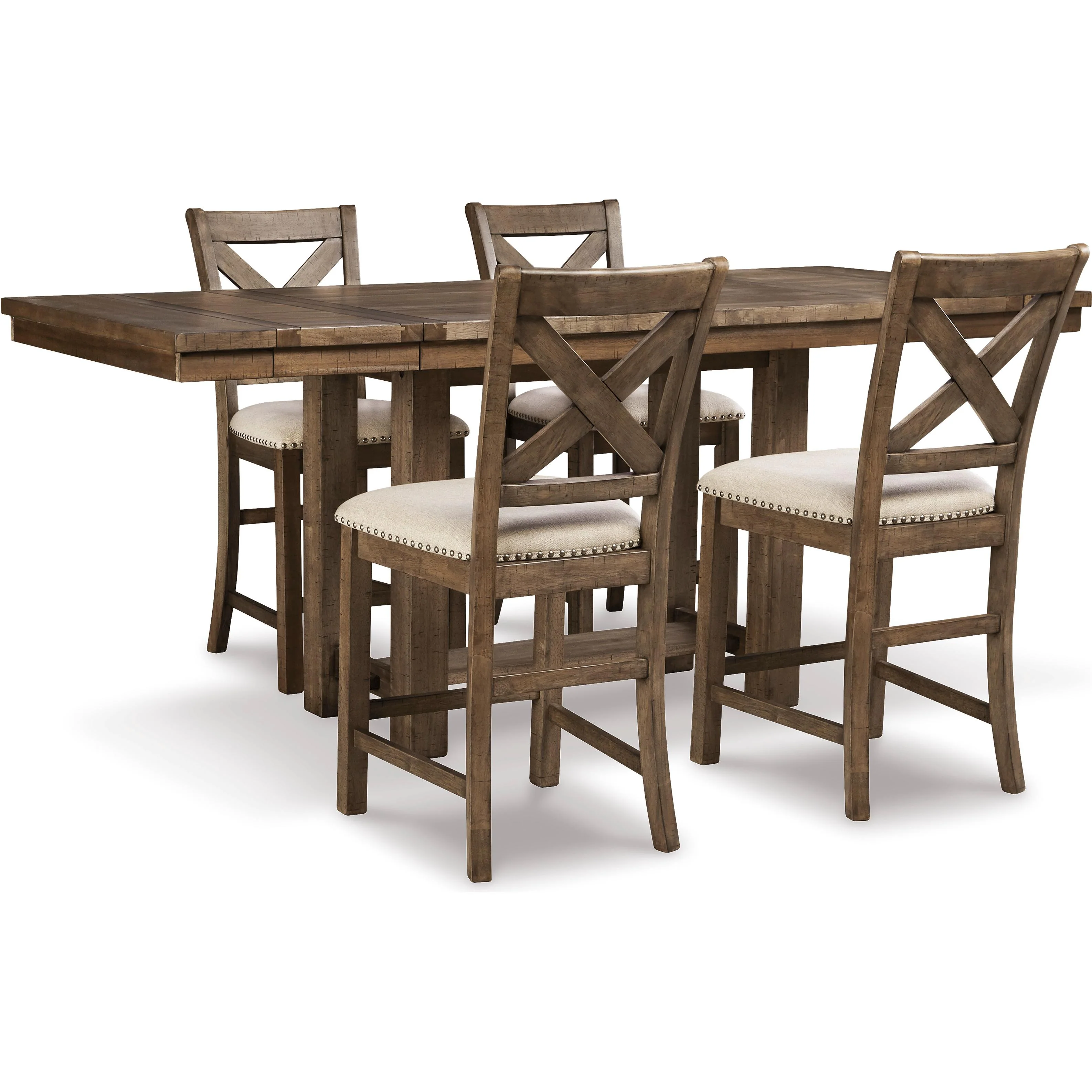 Signature Design by Ashley Moriville D631D1 5 pc Counter Height Dining Set - Image 1