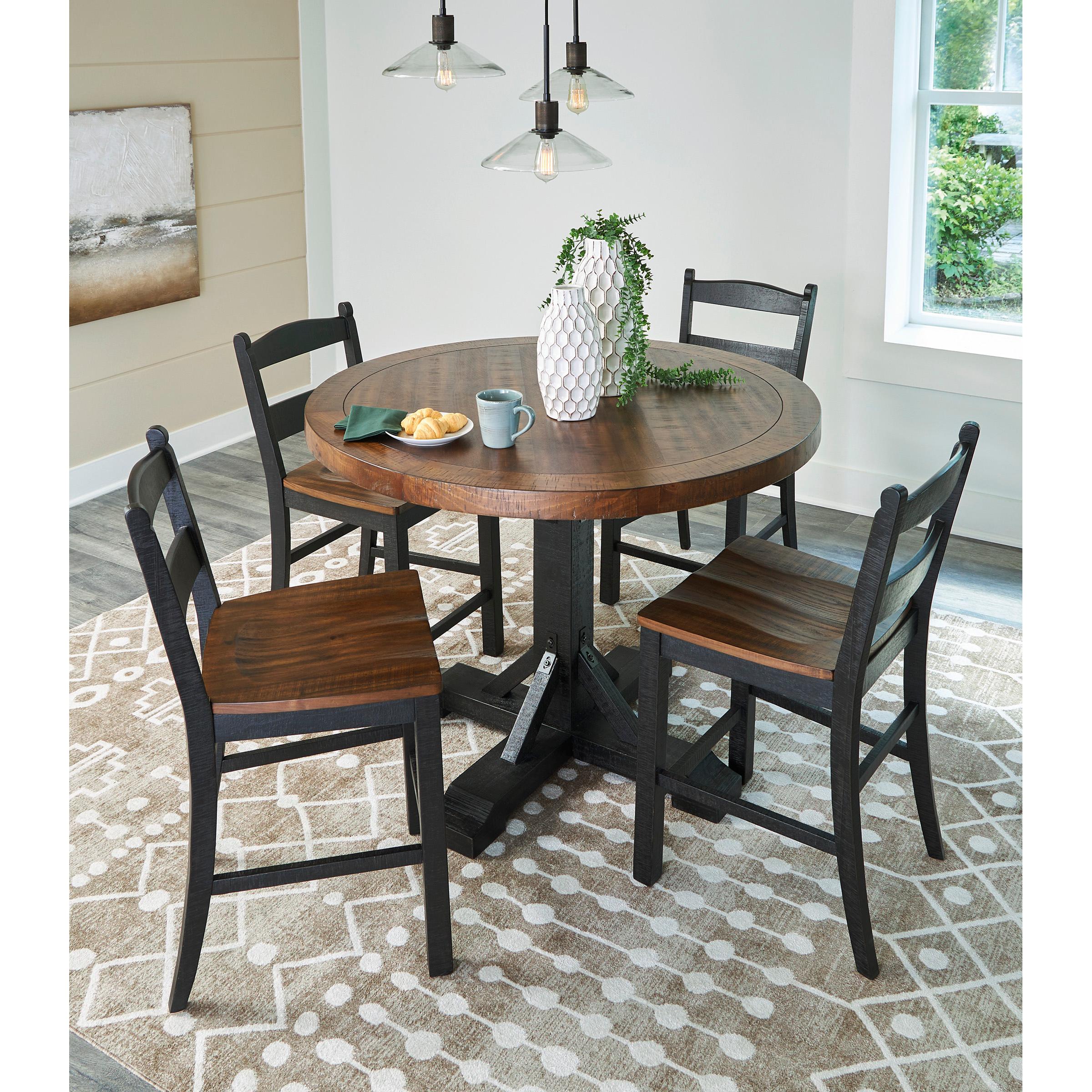 Signature Design by Ashley Valebeck D546D20 5 pc Counter Height Dining Set - Image 2