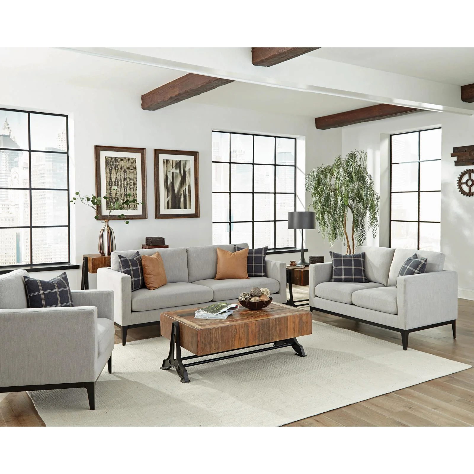 Coaster Furniture Apperson 508681-S3 3 pc Living Room Set