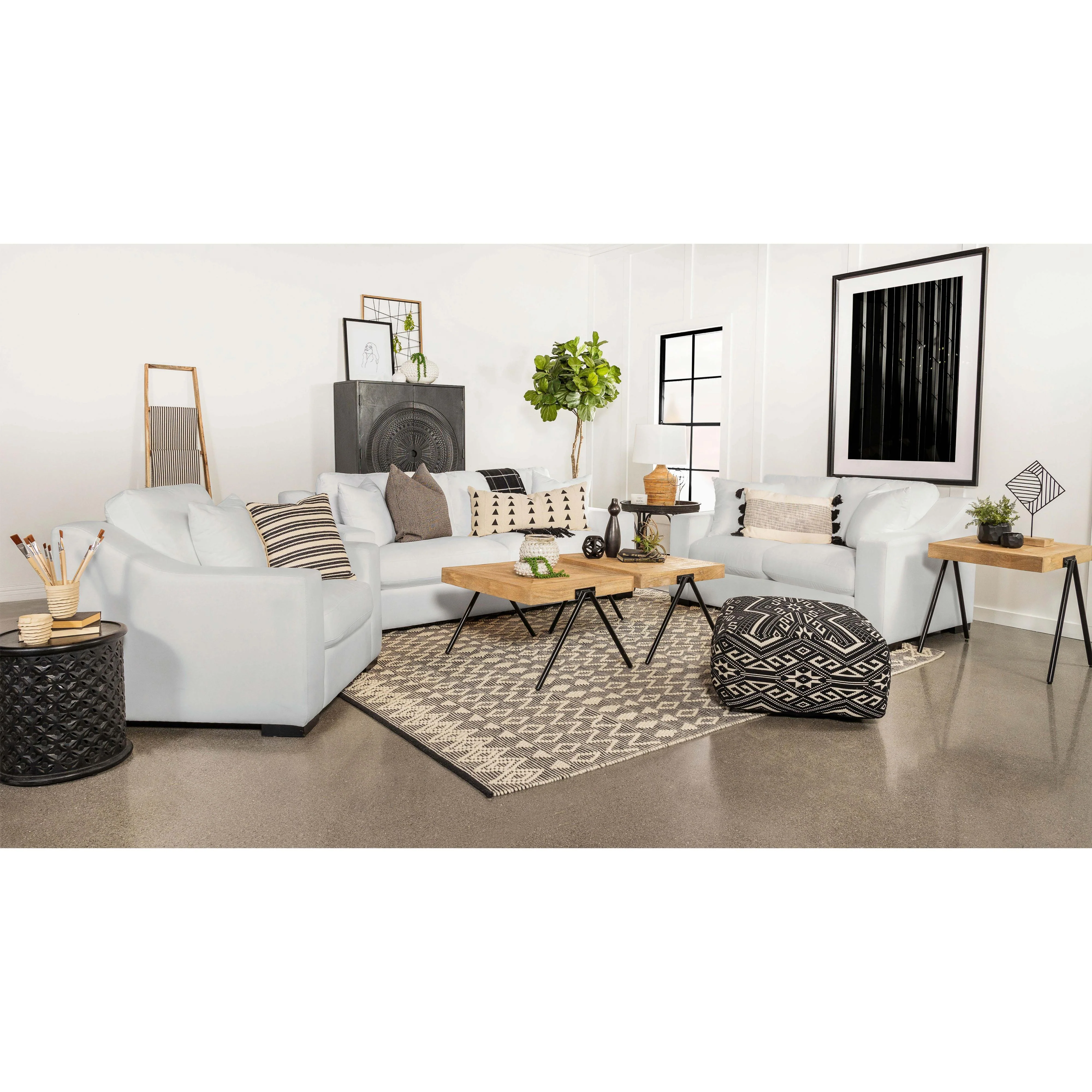 Coaster Furniture Ashlyn 509891-S3 3 pc Living Room Set