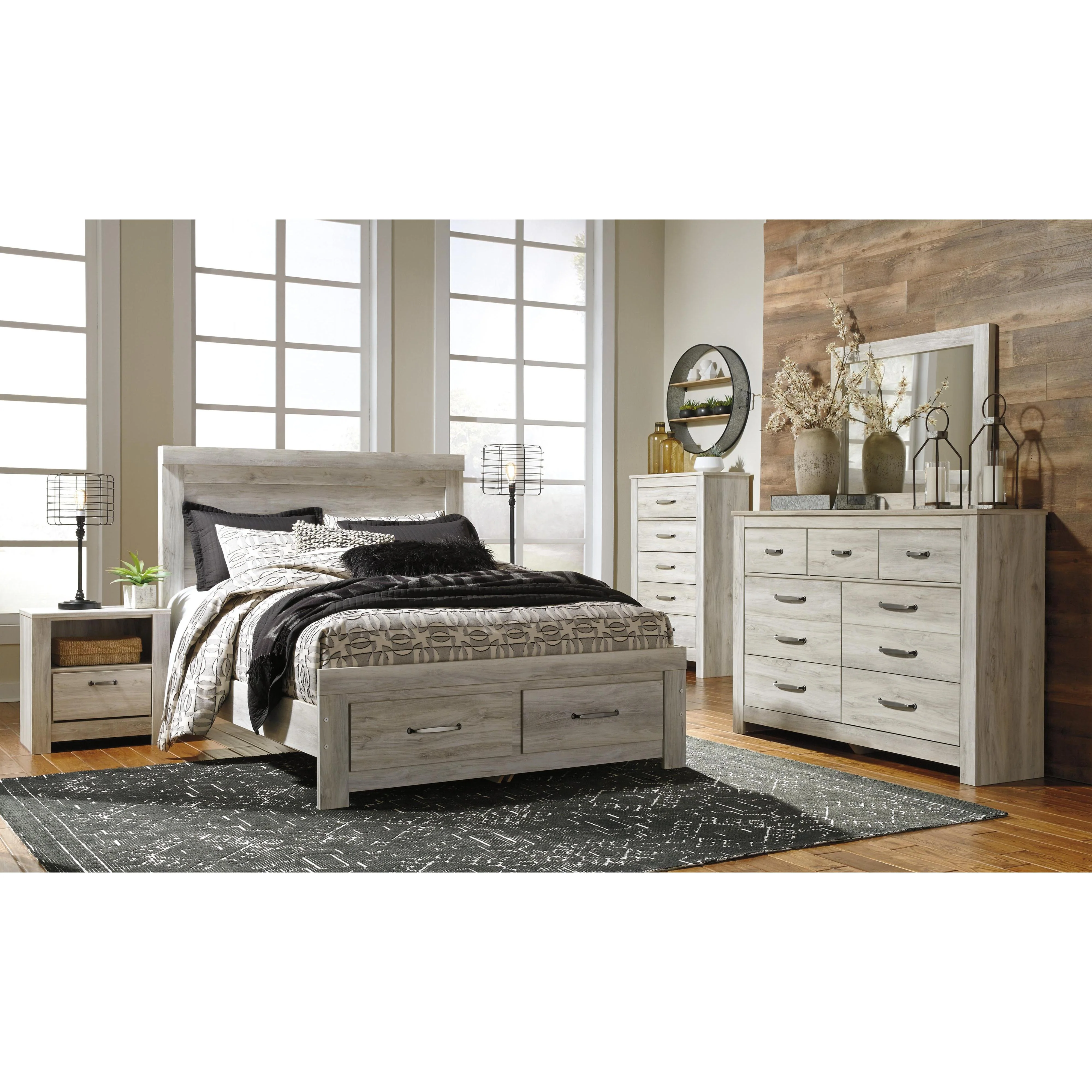 Signature Design by Ashley Bellaby B331 8 pc Queen Platform Storage Bedroom Set - Image 1