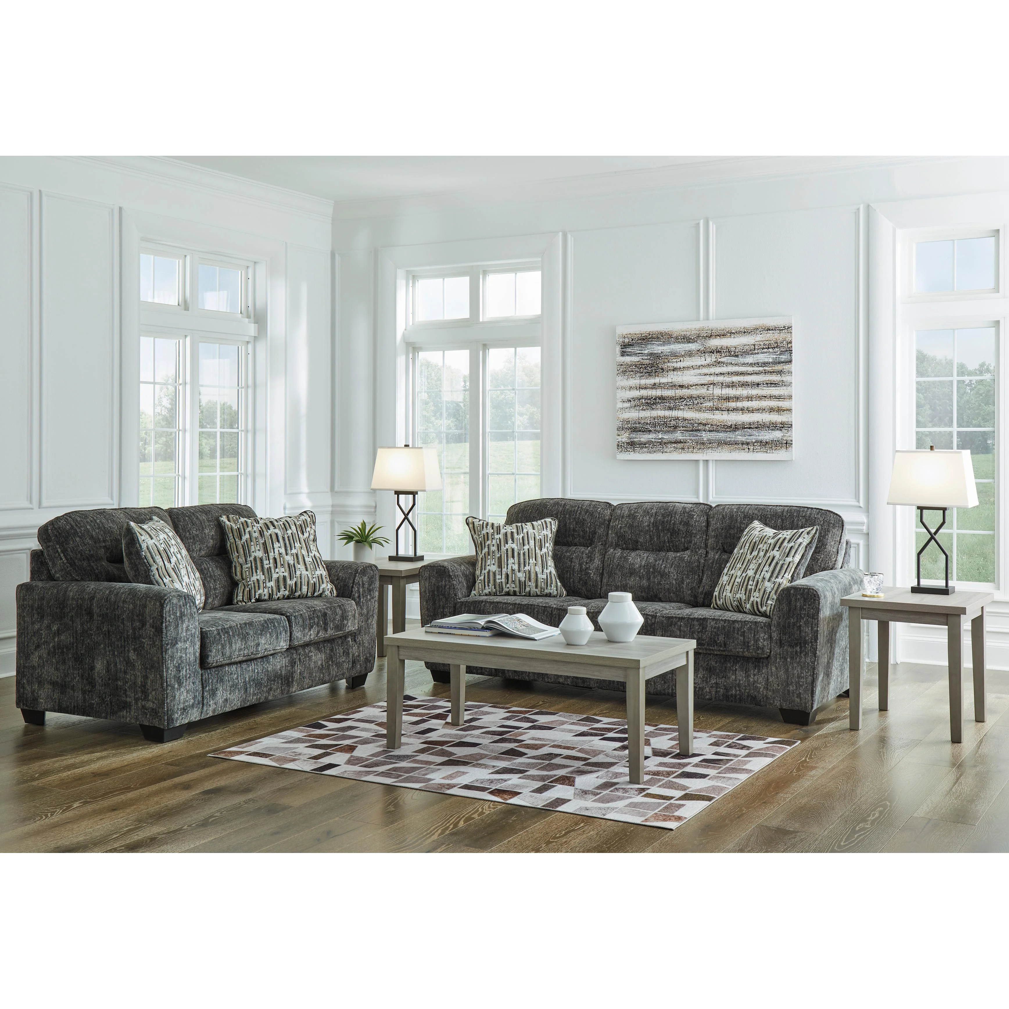 Signature Design by Ashley Lonoke 50504U1 2 pc Living Room Set - Image 1