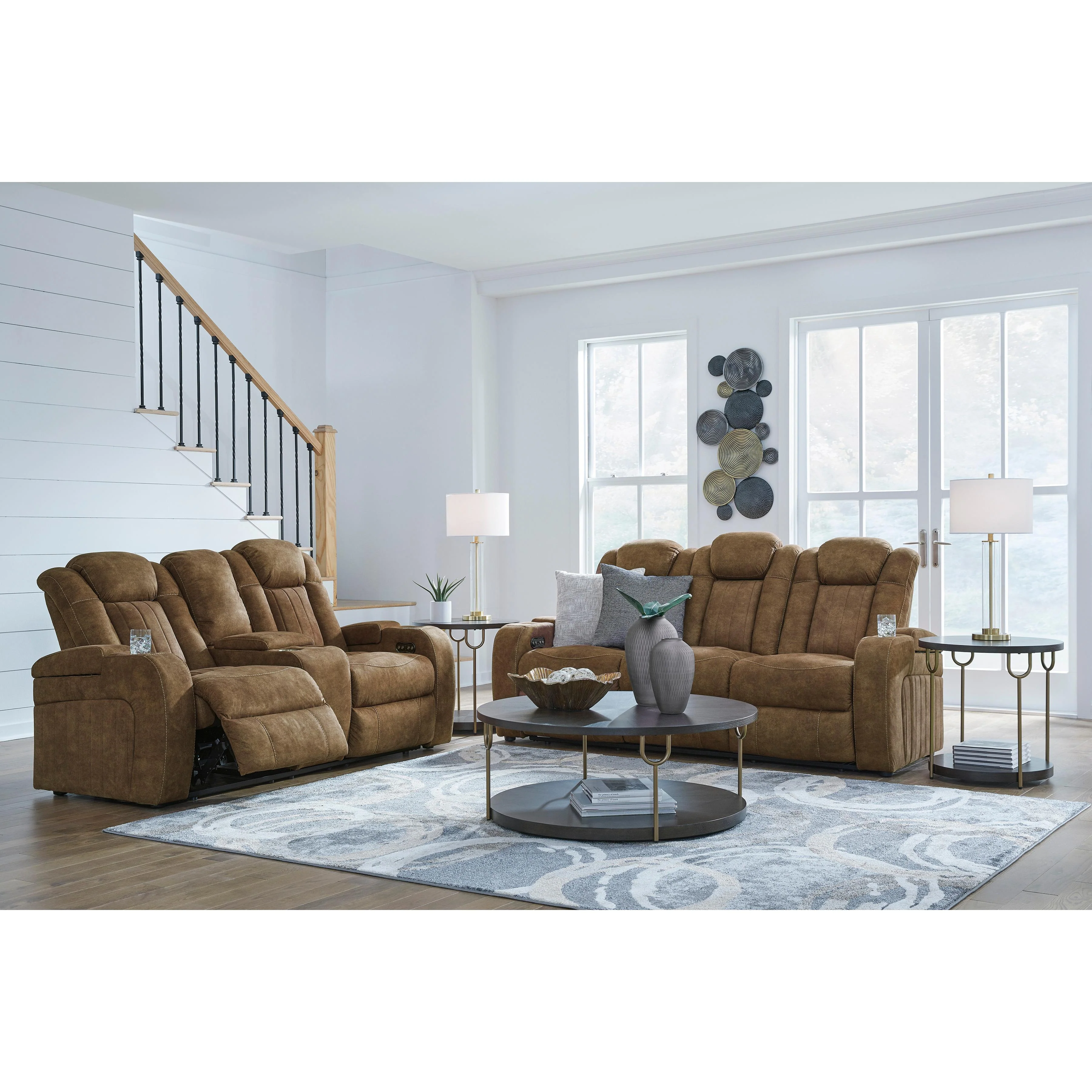 Signature Design by Ashley Wolfridge 60703U1 2 pc Power Reclining Living Room Set - Image 1