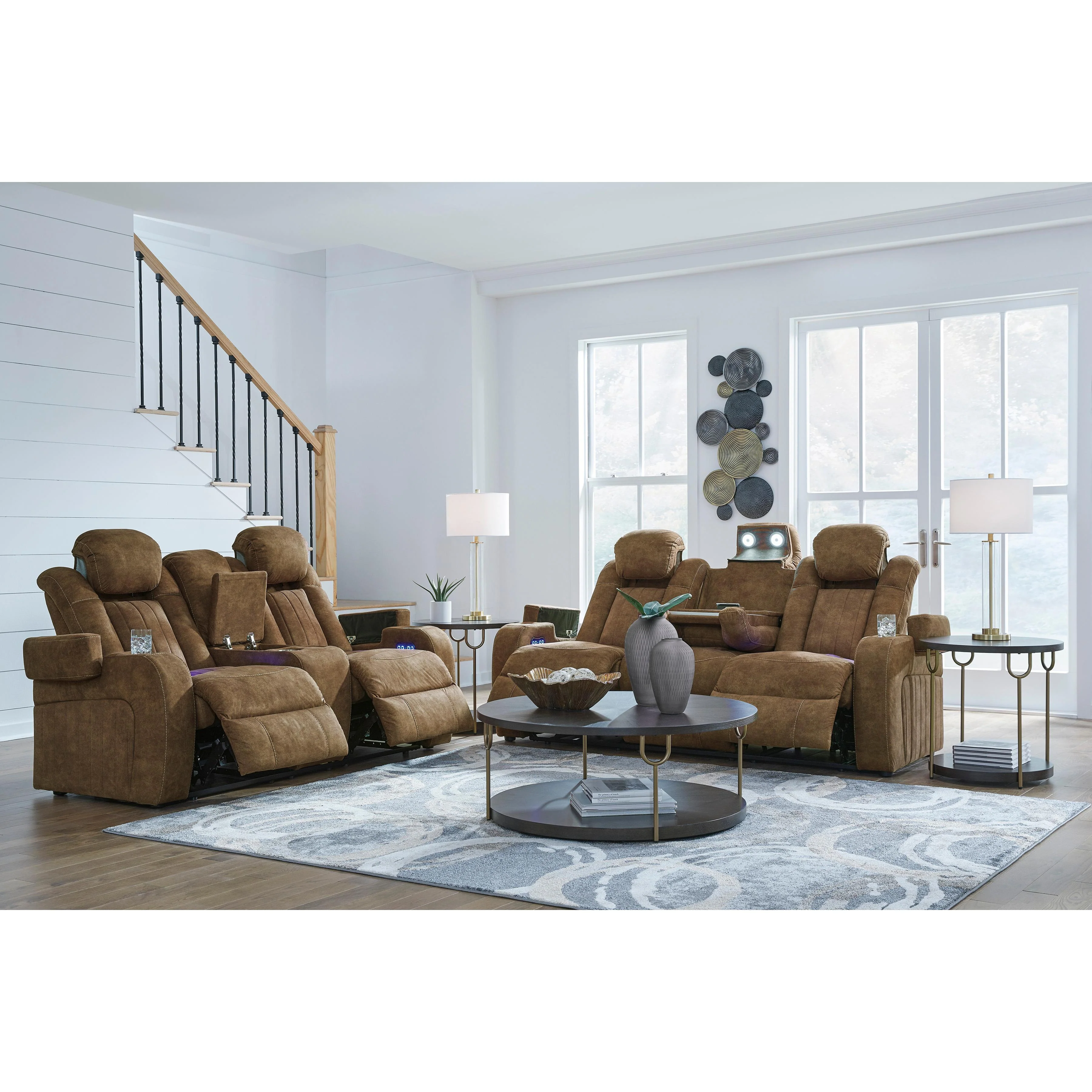 Signature Design by Ashley Wolfridge 60703U1 2 pc Power Reclining Living Room Set - Image 2