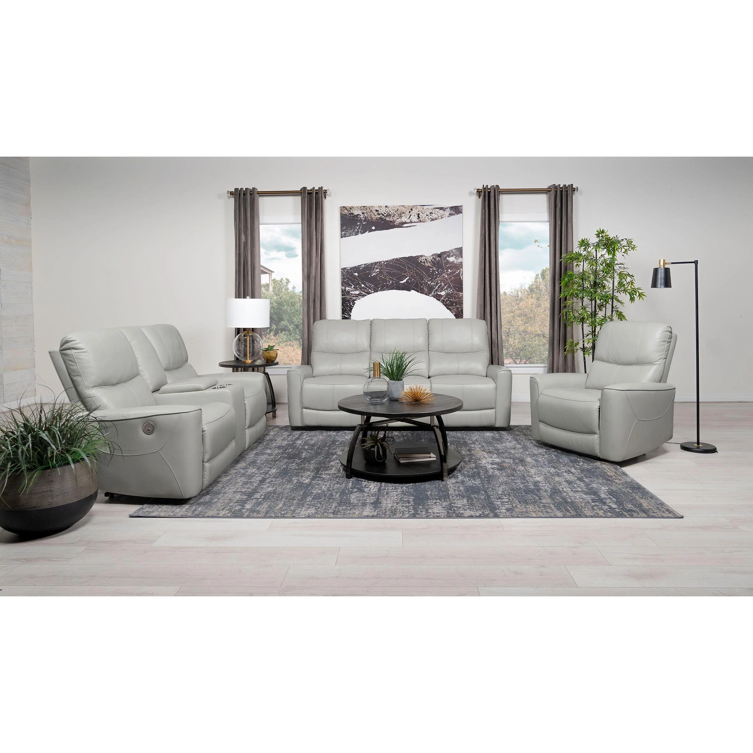 Coaster Furniture Greenfield 610261P-S3 3 pc Power Reclining Living Room Set - Image 1