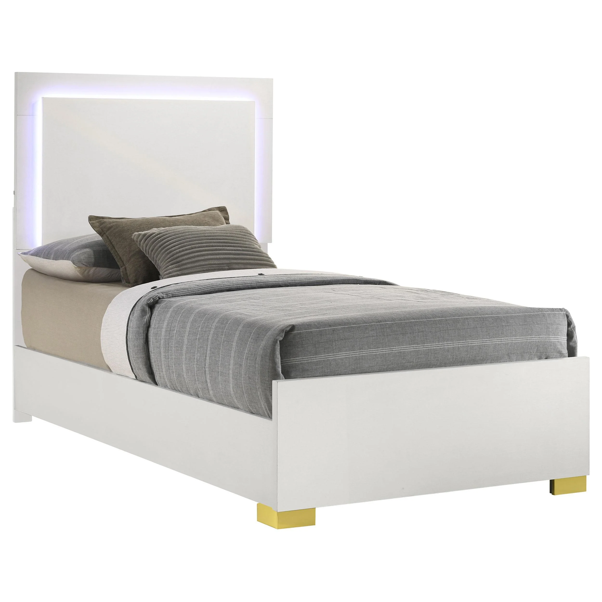 Coaster Furniture Marceline 222931T-S5 7 pc Twin Panel Bedroom Set - Image 2