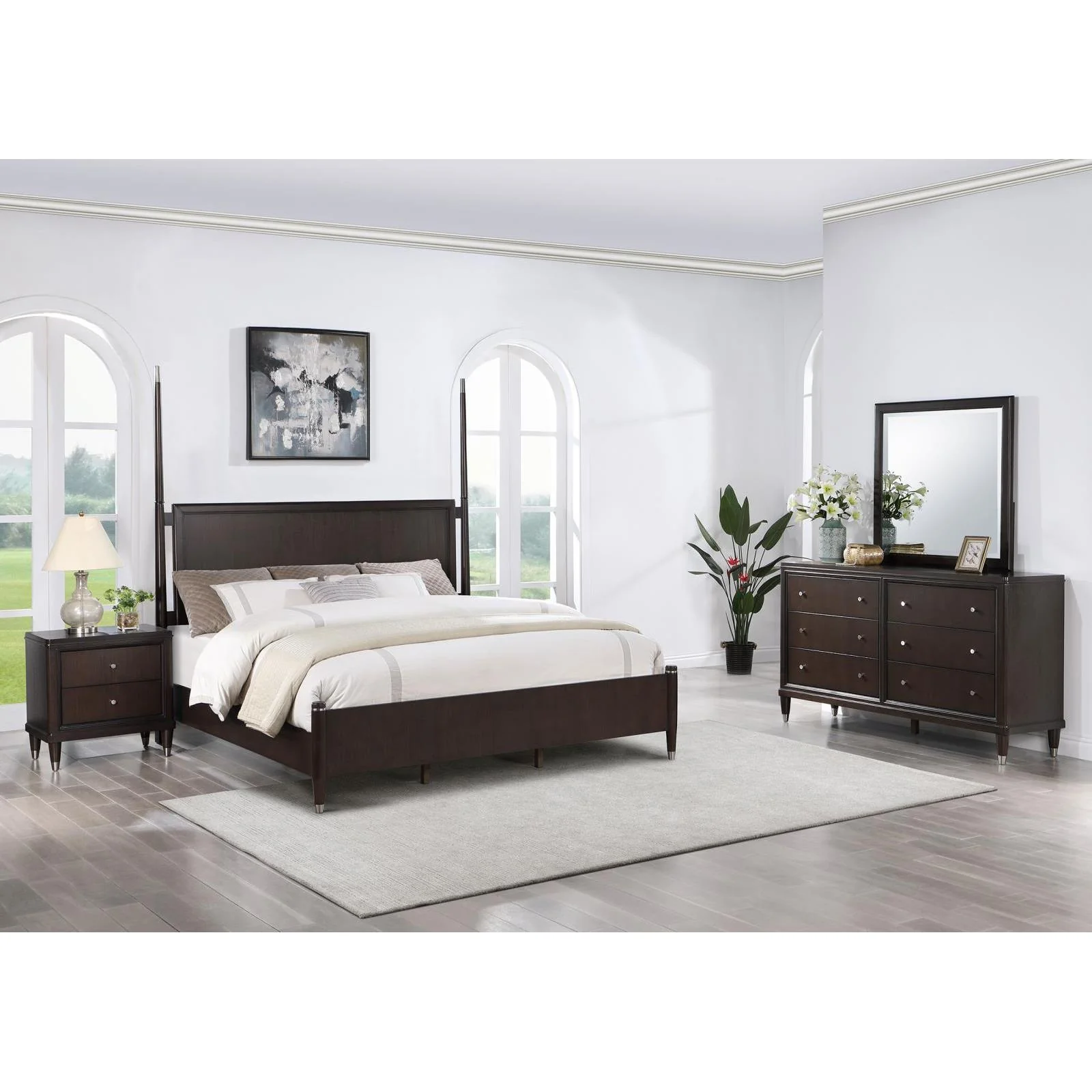 Coaster Furniture Emberlyn 223061Q-S4 6 pc Queen Poster Bedroom Set - Image 2