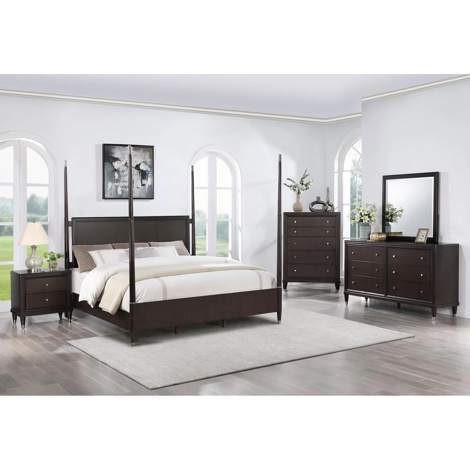 Coaster Furniture Emberlyn 223061Q-S5 7 pc Queen Poster Bedroom Set - Image 1