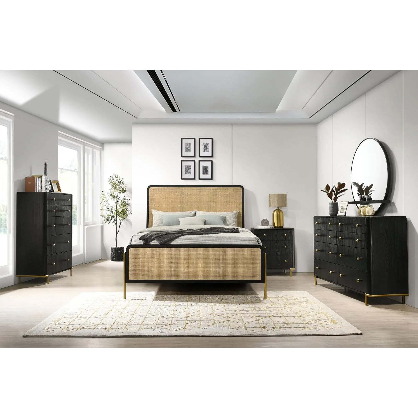 Coaster Furniture Arini 224330Q-S5 7 pc Queen Panel Bedroom Set - Image 1