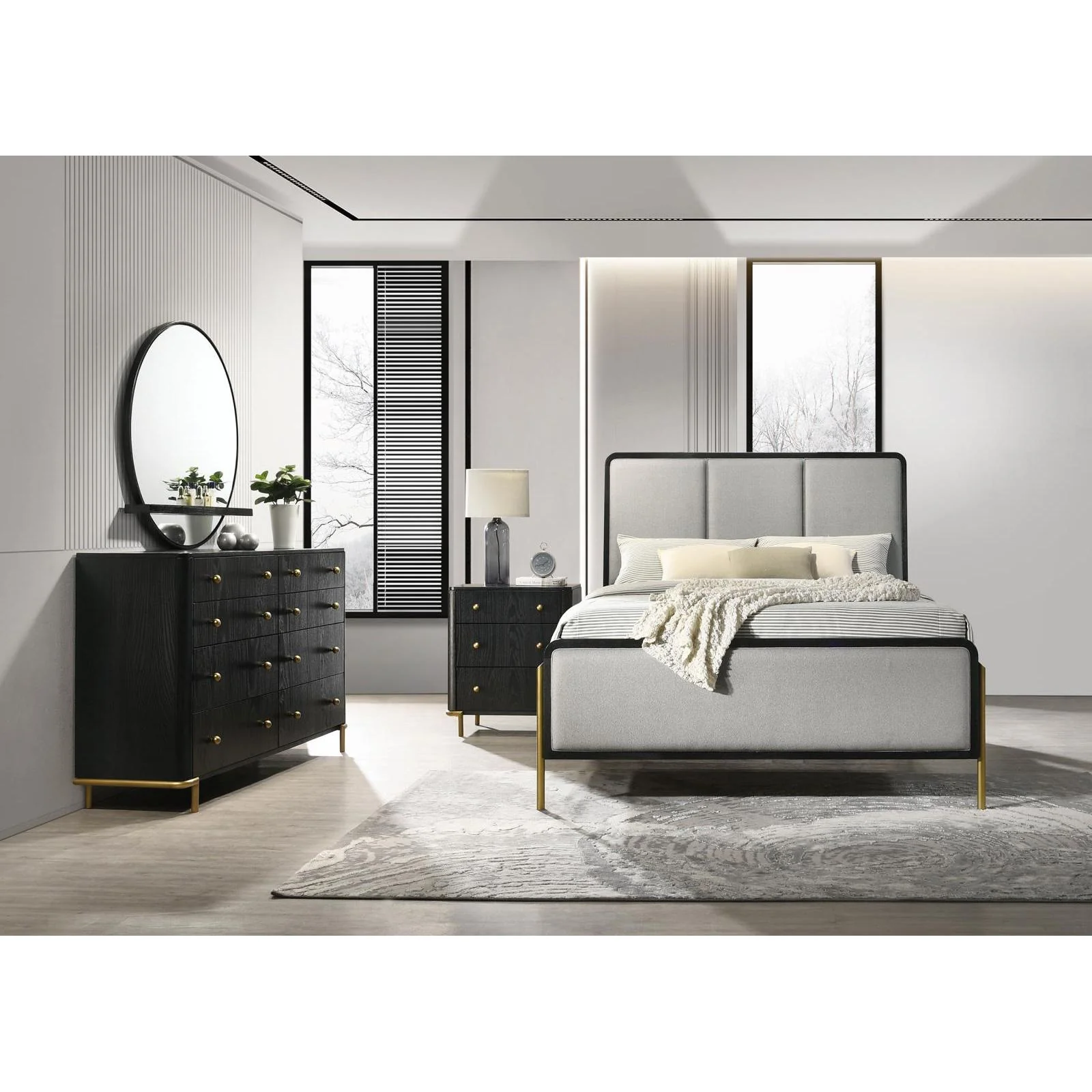 Coaster Furniture Arini 224331KE-S4 6 pc King Panel Bedroom Set - Image 1