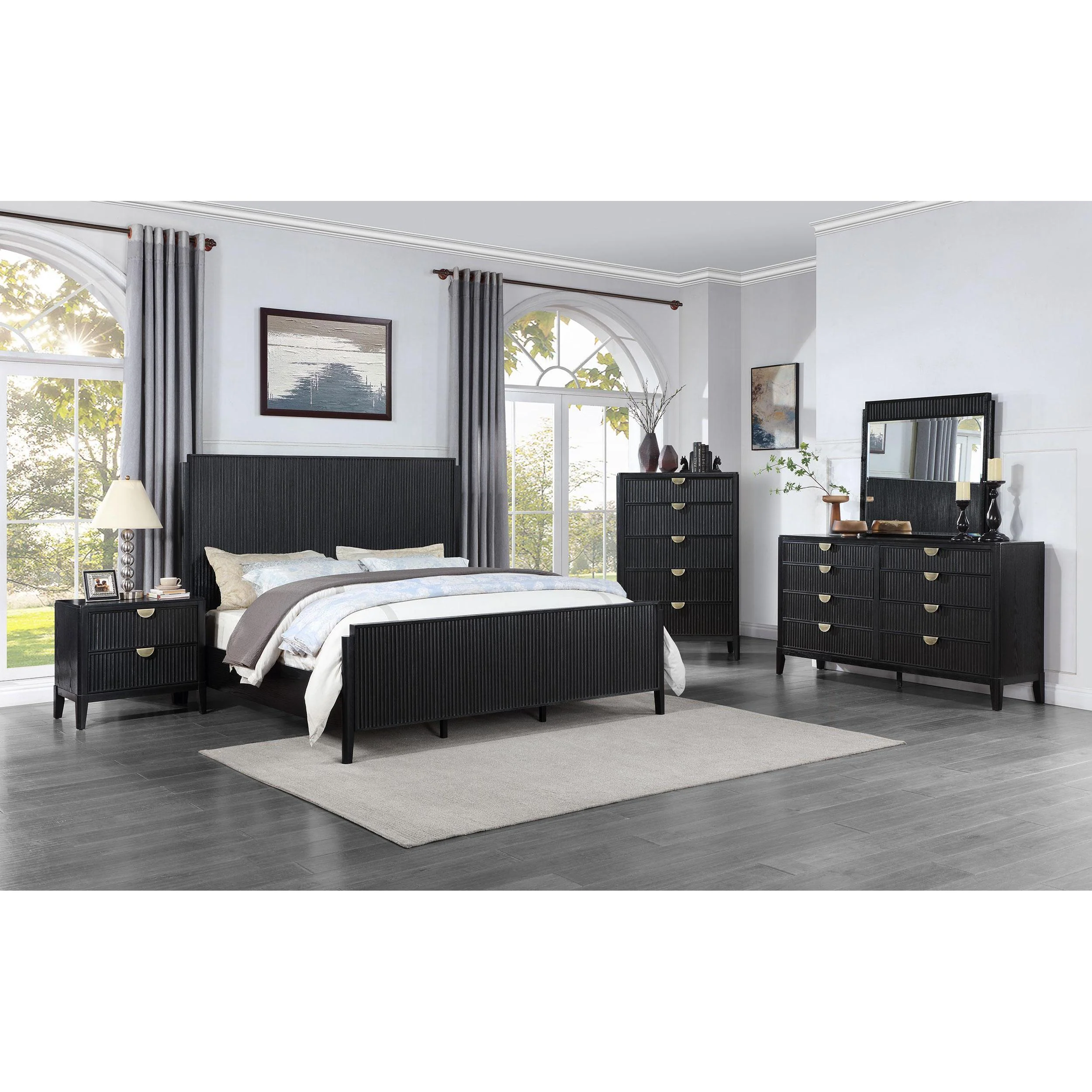 Coaster Furniture Brookmead 224711Q-S5 7 pc Queen Panel Bedroom Set - Image 1