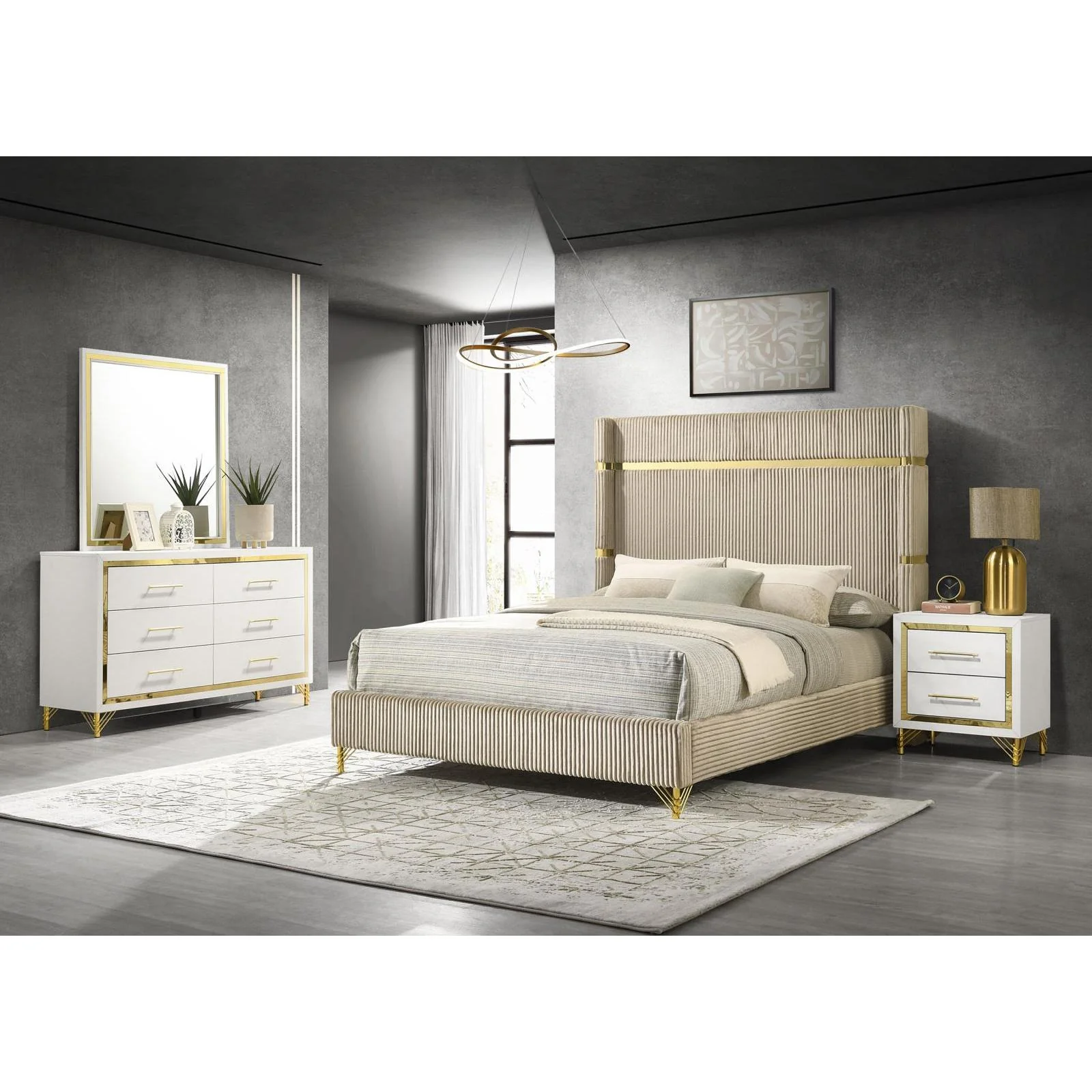 Coaster Furniture Lucia 224731Q-S4 6 pc Queen Panel Bedroom Set - Image 1